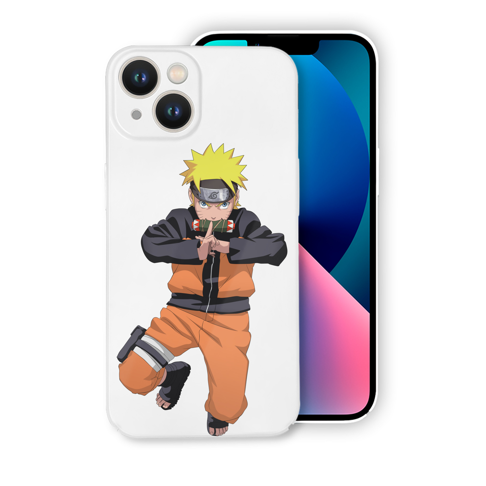 （画像用） NARUTO -ナルト- うずまき ナルト Uzumaki Naruto 【iPhone 14シリーズ対応】ハードケース