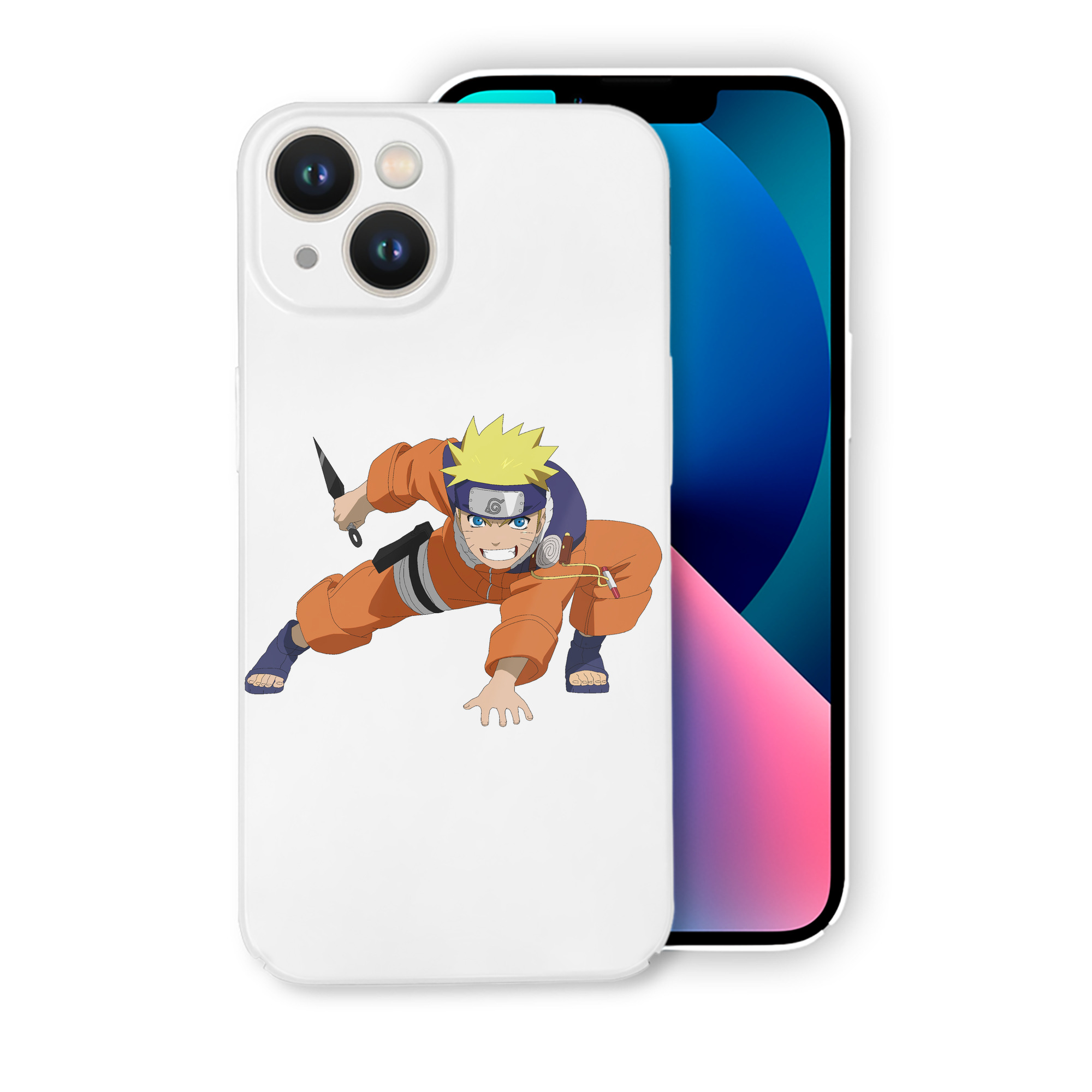 （画像用） NARUTO -ナルト- うずまき ナルト Uzumaki Naruto 【iPhone 14シリーズ対応】ハードケース