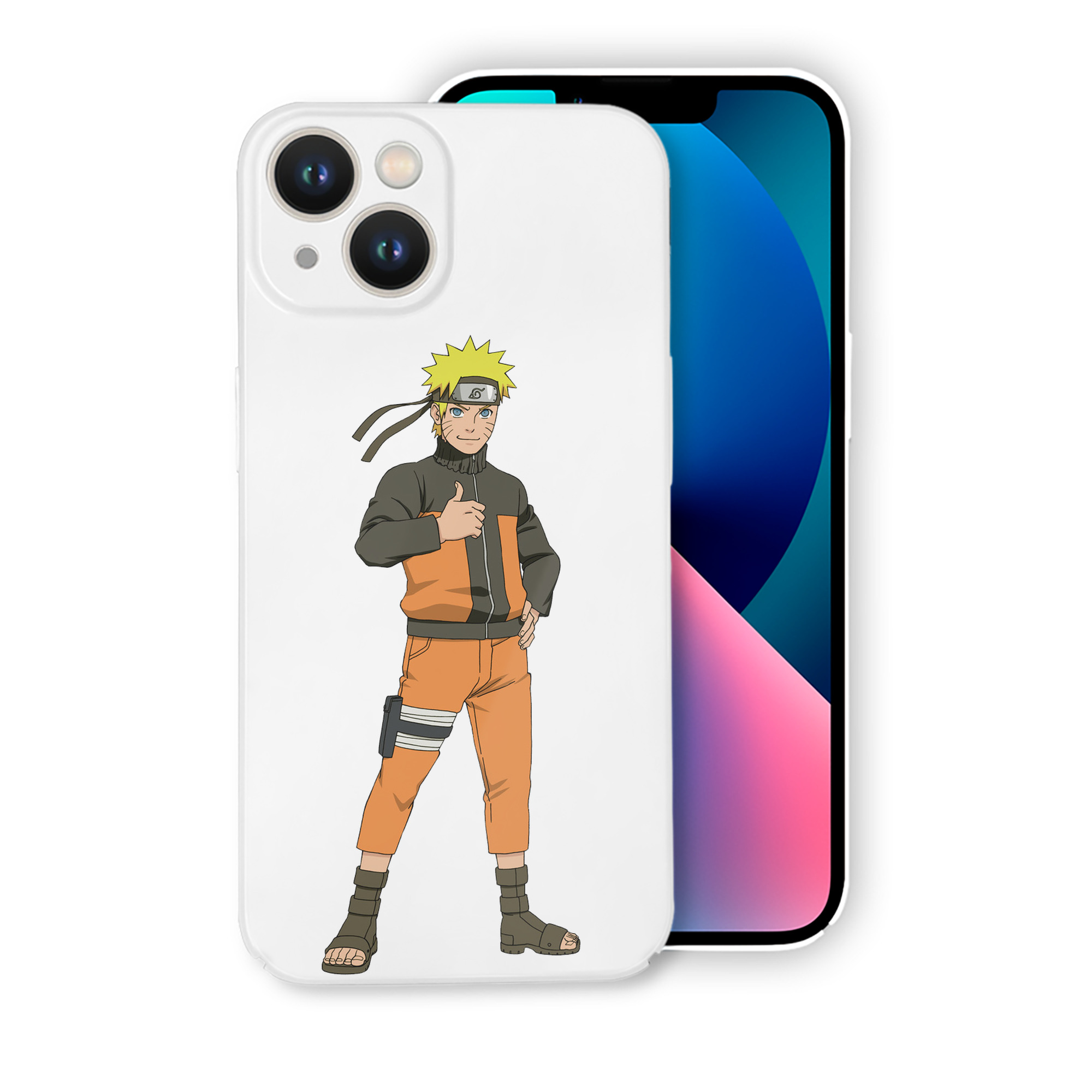 （画像用） NARUTO -ナルト- うずまき ナルト Uzumaki Naruto 【iPhone 14シリーズ対応】ハードケース
