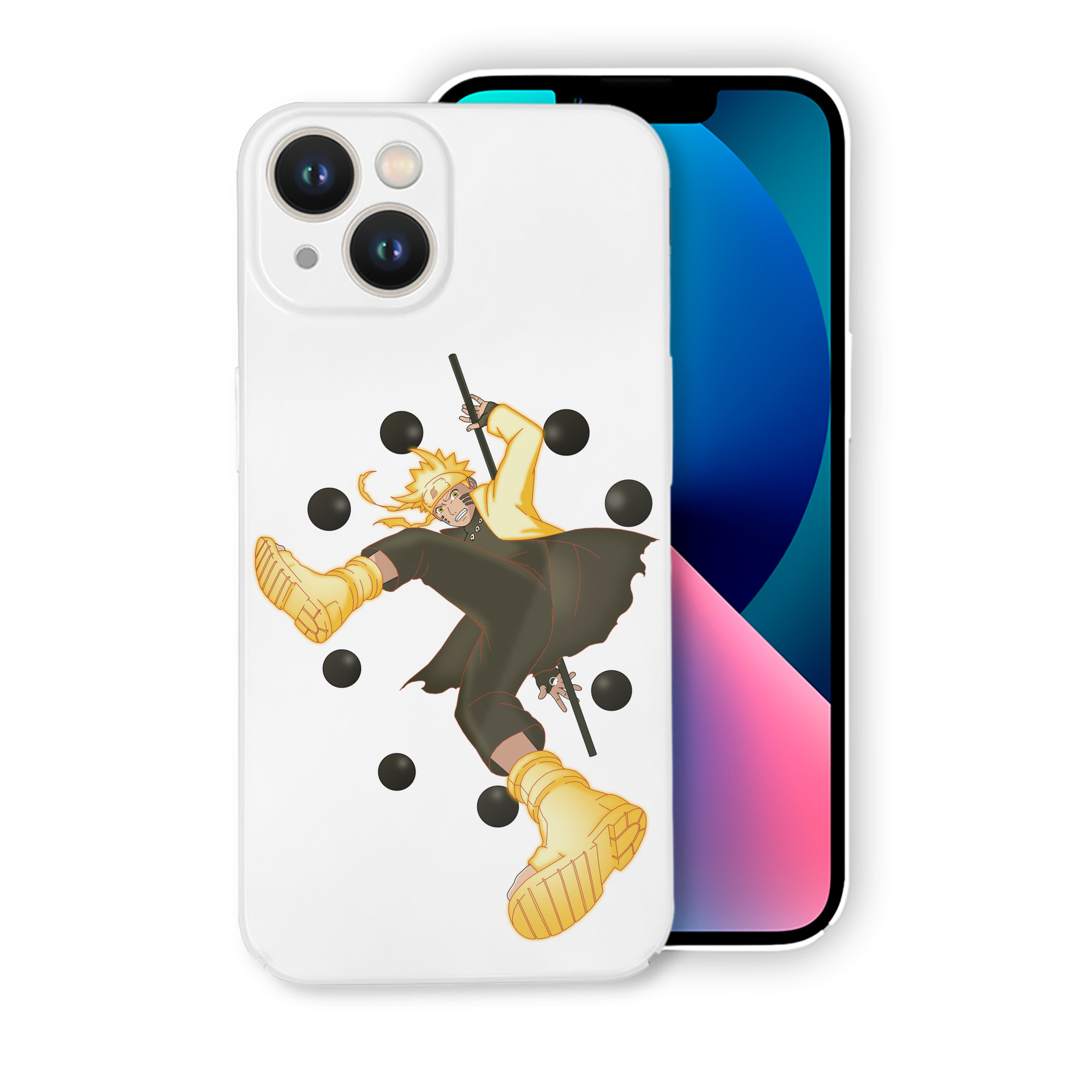 （画像用） NARUTO -ナルト- うずまき ナルト Uzumaki Naruto 【iPhone 14シリーズ対応】ハードケース