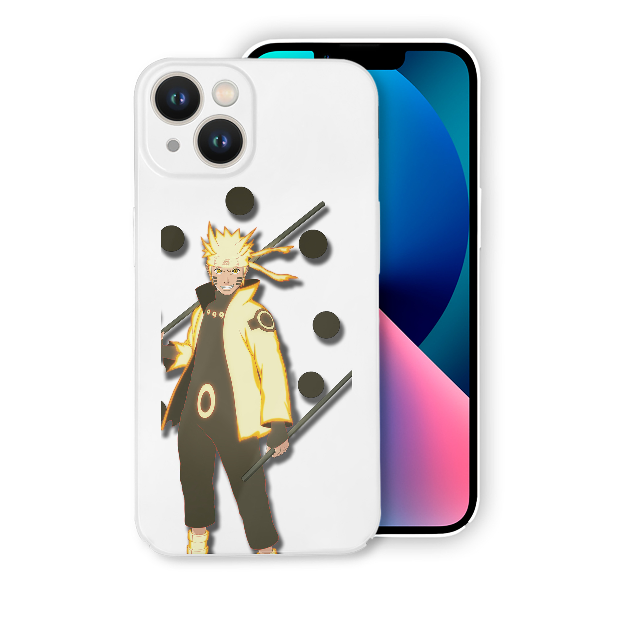（画像用） NARUTO -ナルト- うずまき ナルト Uzumaki Naruto 【iPhone 14シリーズ対応】ハードケース