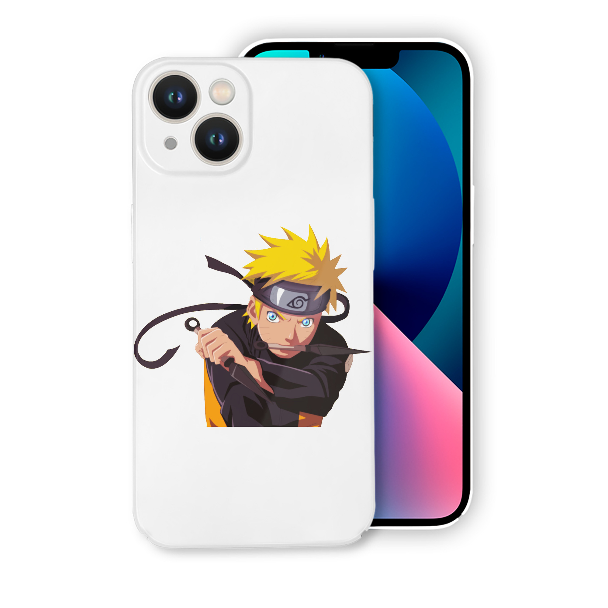 （画像用） NARUTO -ナルト- うずまき ナルト Uzumaki Naruto 【iPhone 14シリーズ対応】ハードケース