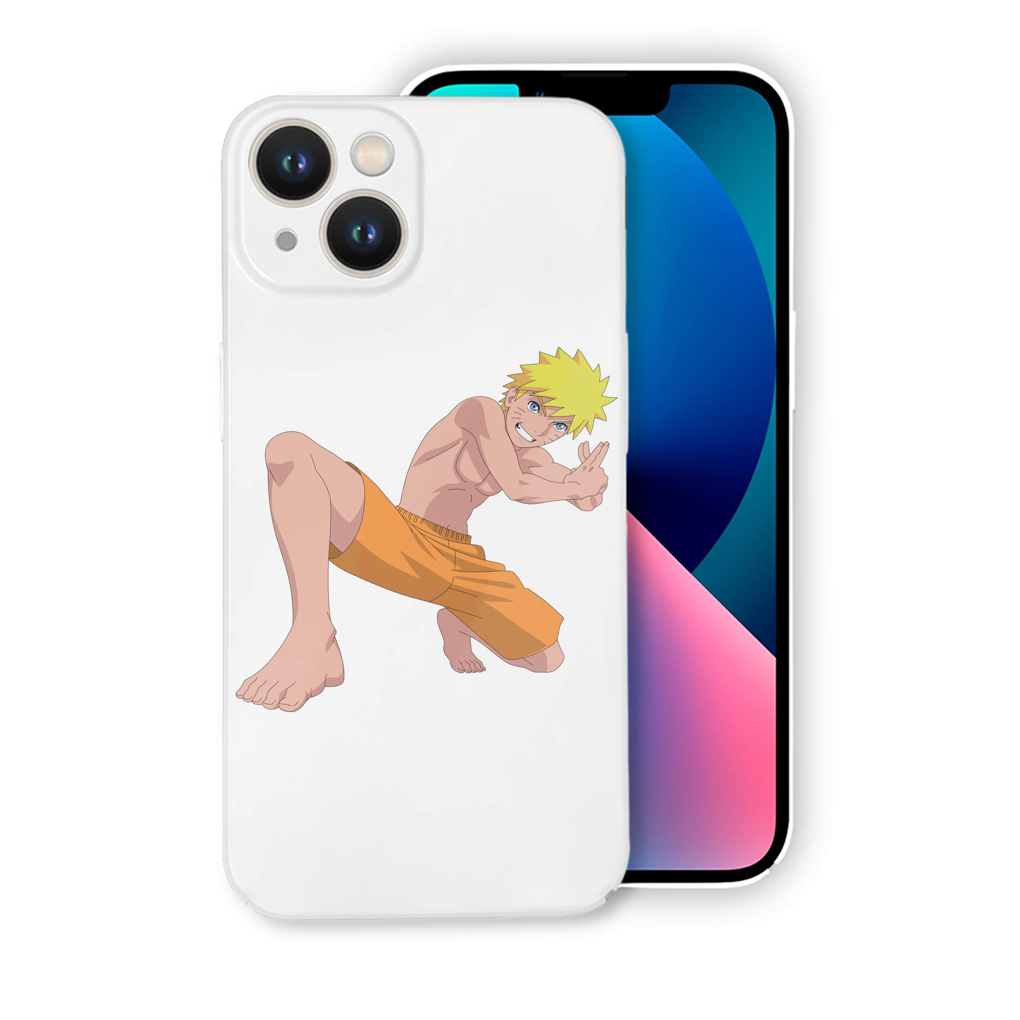 （画像用） NARUTO -ナルト- うずまき ナルト Uzumaki Naruto 【iPhone 14シリーズ対応】ハードケース