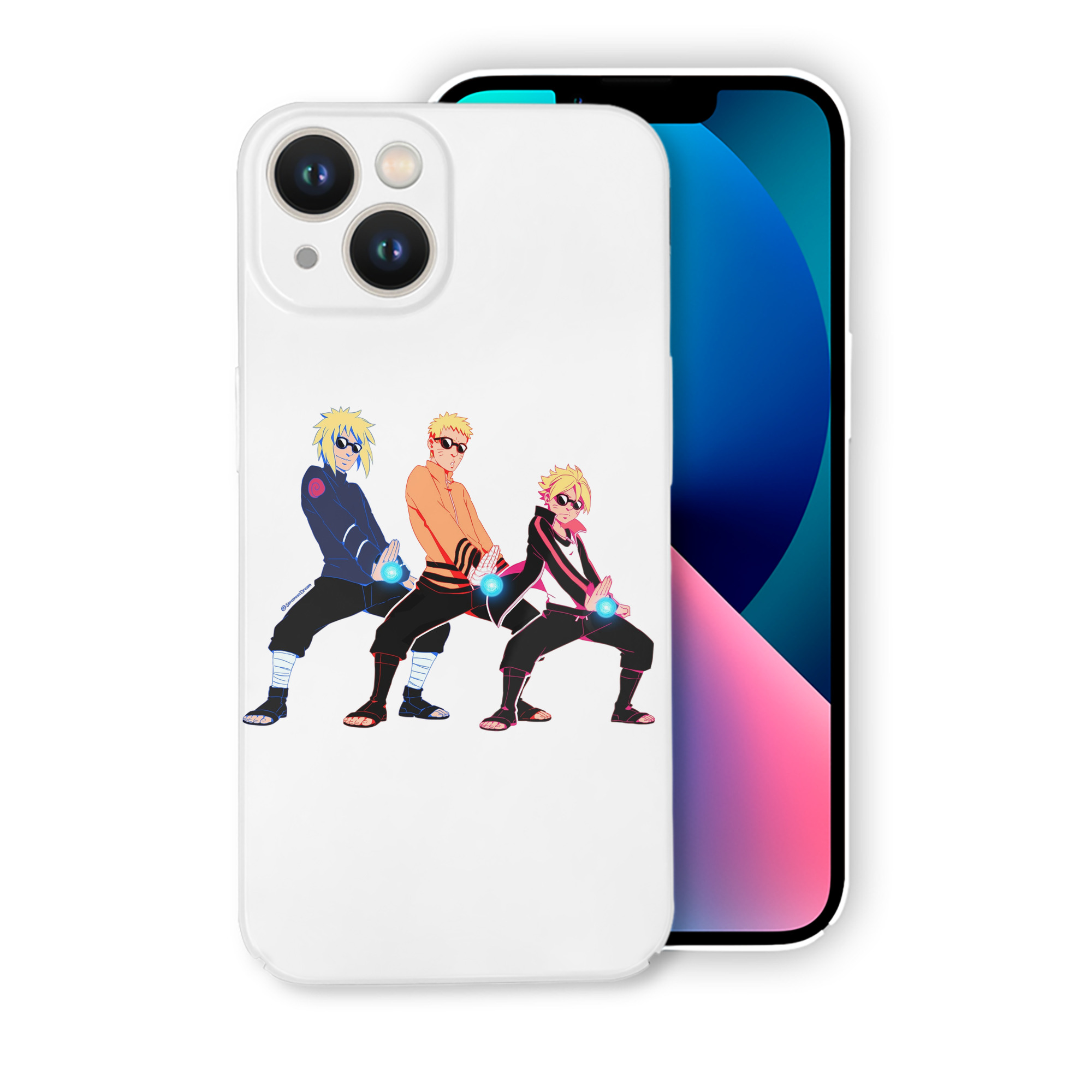 （画像用） NARUTO -ナルト- うずまき ナルト Uzumaki Naruto 【iPhone 14シリーズ対応】ハードケース