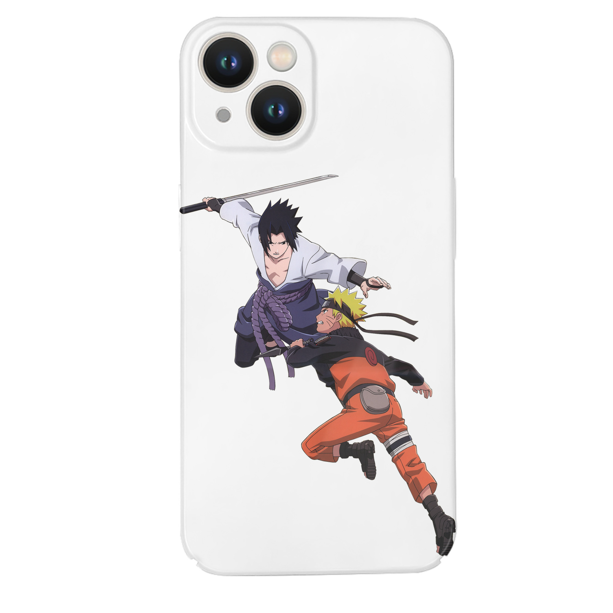 （画像用） NARUTO -ナルト- うちは サスケ Uchiha Sasuke 【iPhone 14シリーズ対応】ハードケース