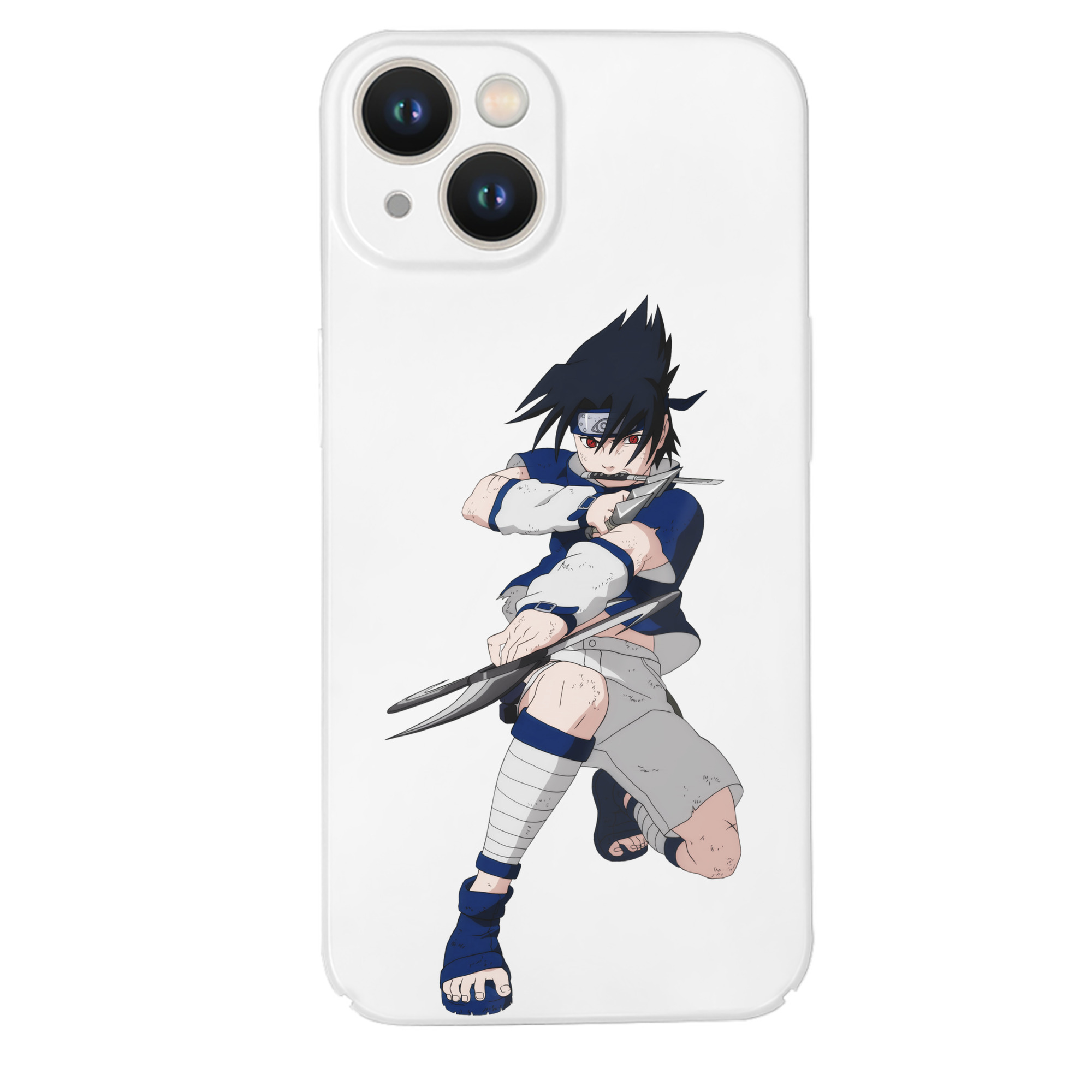 （画像用） NARUTO -ナルト- うちは サスケ Uchiha Sasuke 【iPhone 14シリーズ対応】ハードケース