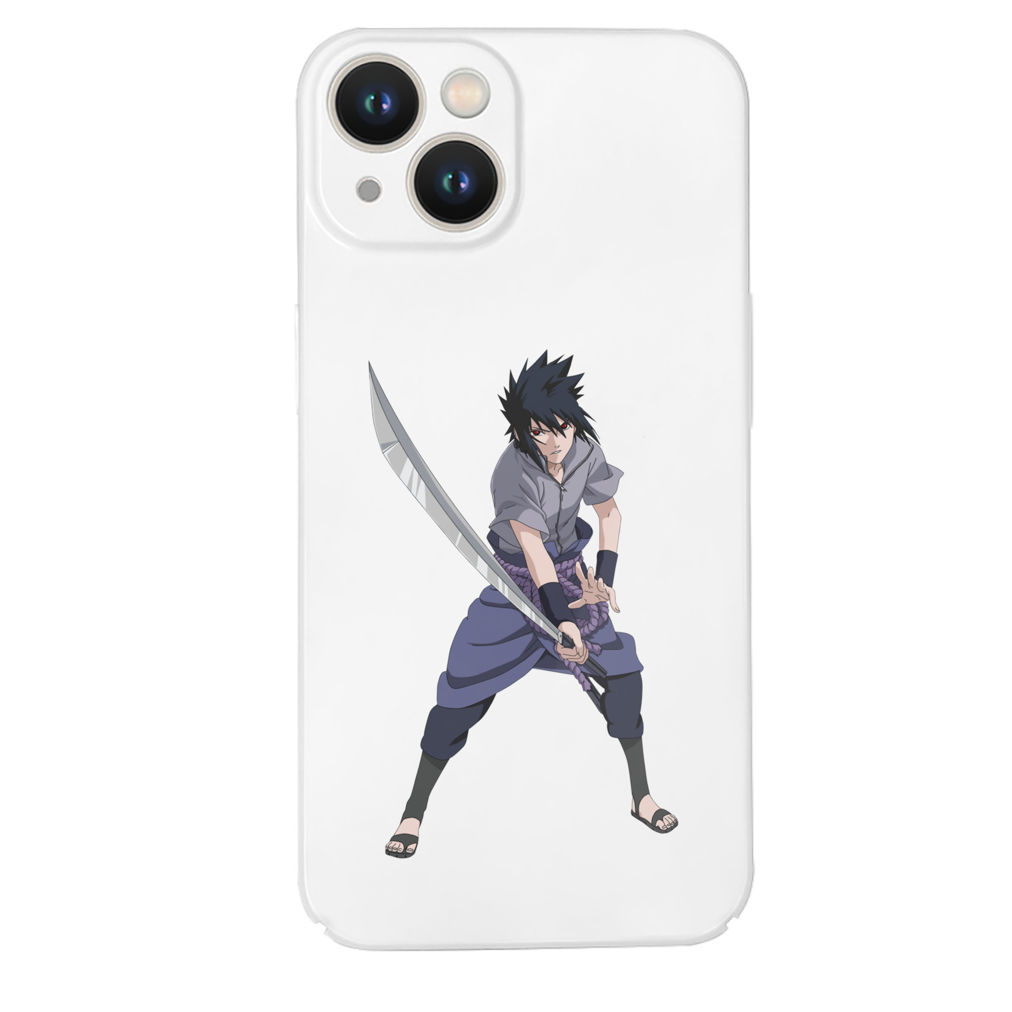 （画像用） NARUTO -ナルト- うちは サスケ Uchiha Sasuke 【iPhone 14シリーズ対応】ハードケース