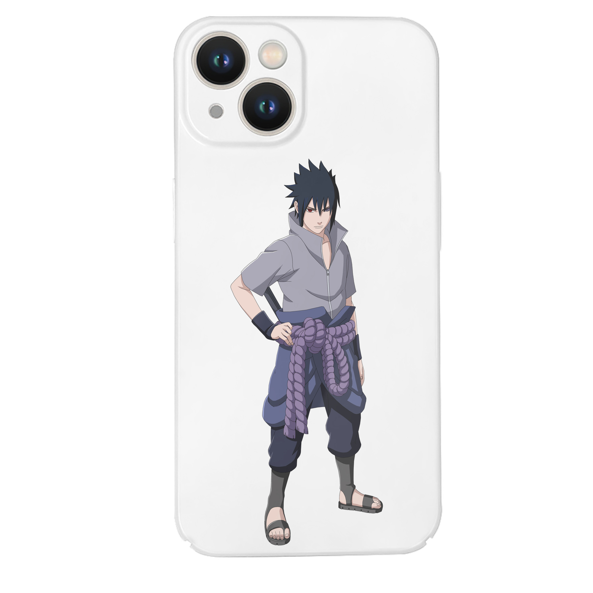 （画像用） NARUTO -ナルト- うちは サスケ Uchiha Sasuke 【iPhone 14シリーズ対応】ハードケース