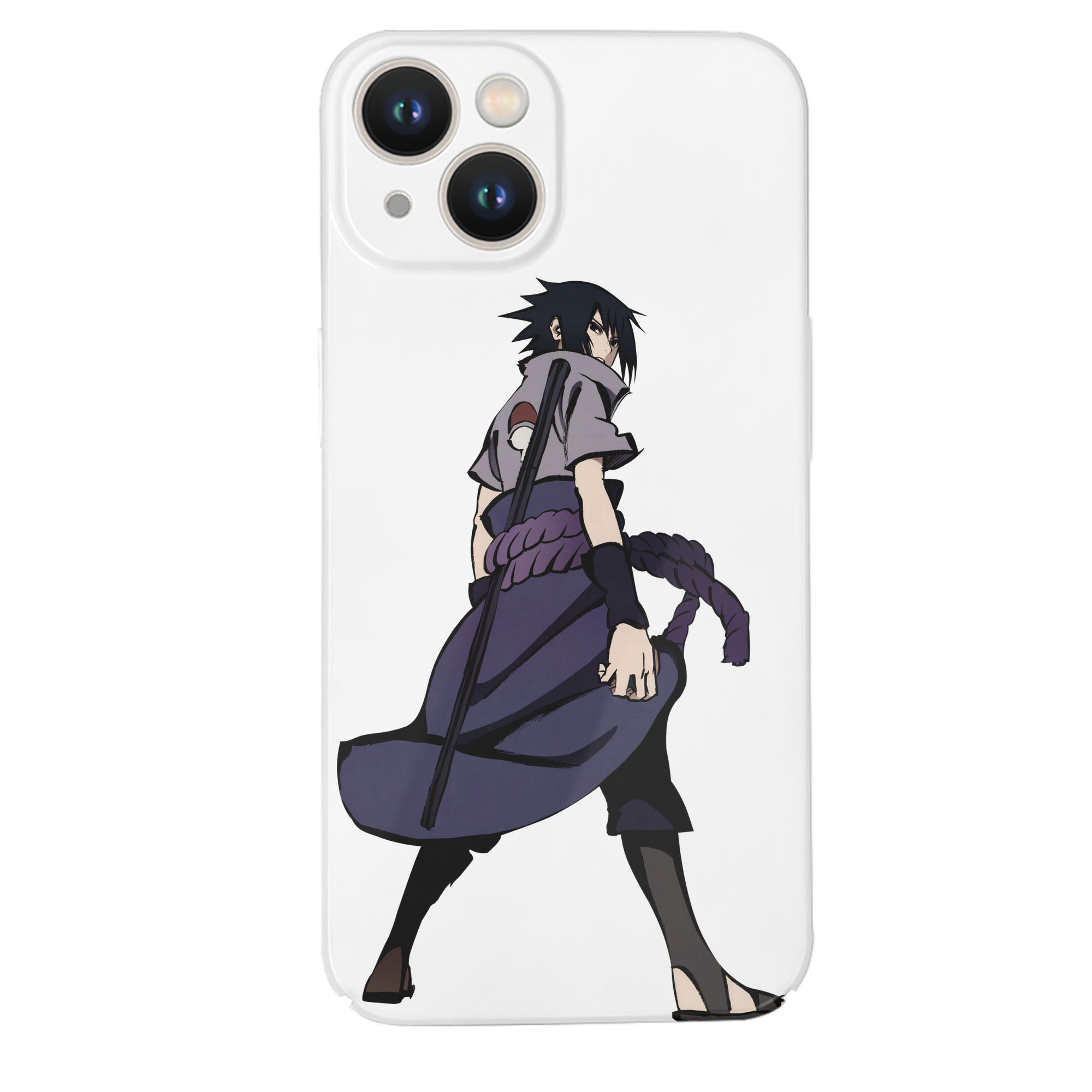 （画像用） NARUTO -ナルト- うちは サスケ Uchiha Sasuke 【iPhone 14シリーズ対応】ハードケース