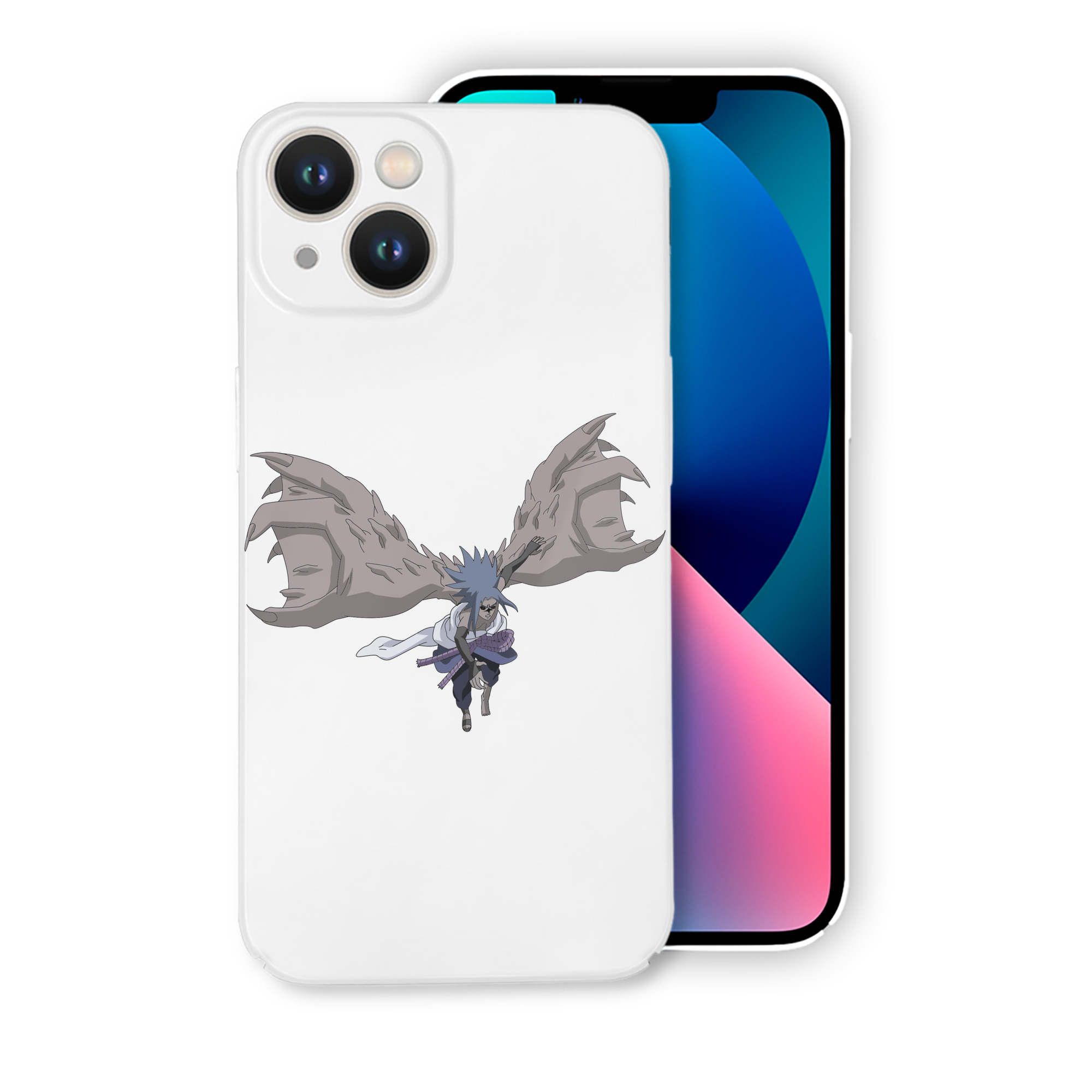 （画像用） NARUTO -ナルト- うちは サスケ Uchiha Sasuke 【iPhone 14シリーズ対応】ハードケース