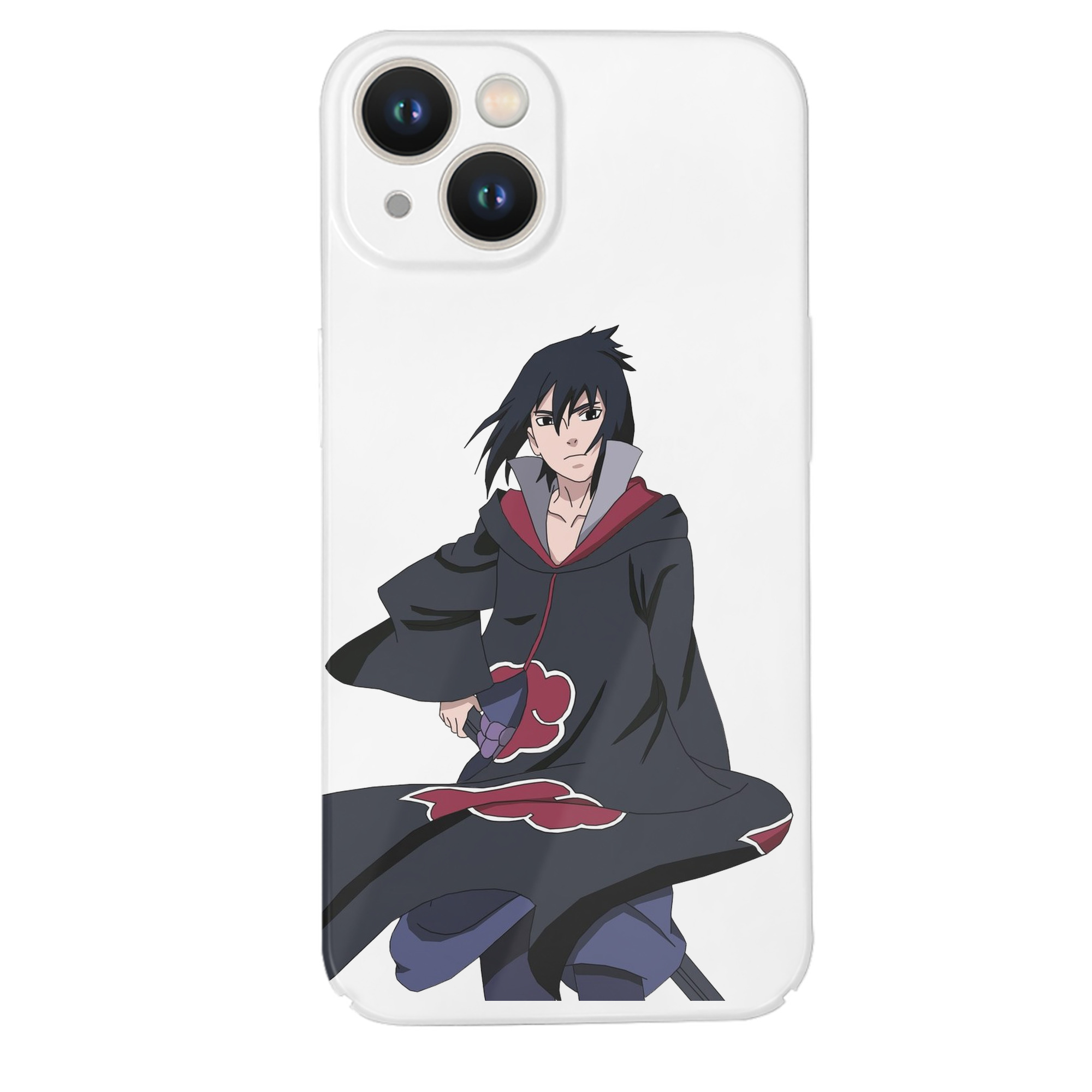 （画像用） NARUTO -ナルト- うちは サスケ Uchiha Sasuke 【iPhone 14シリーズ対応】ハードケース