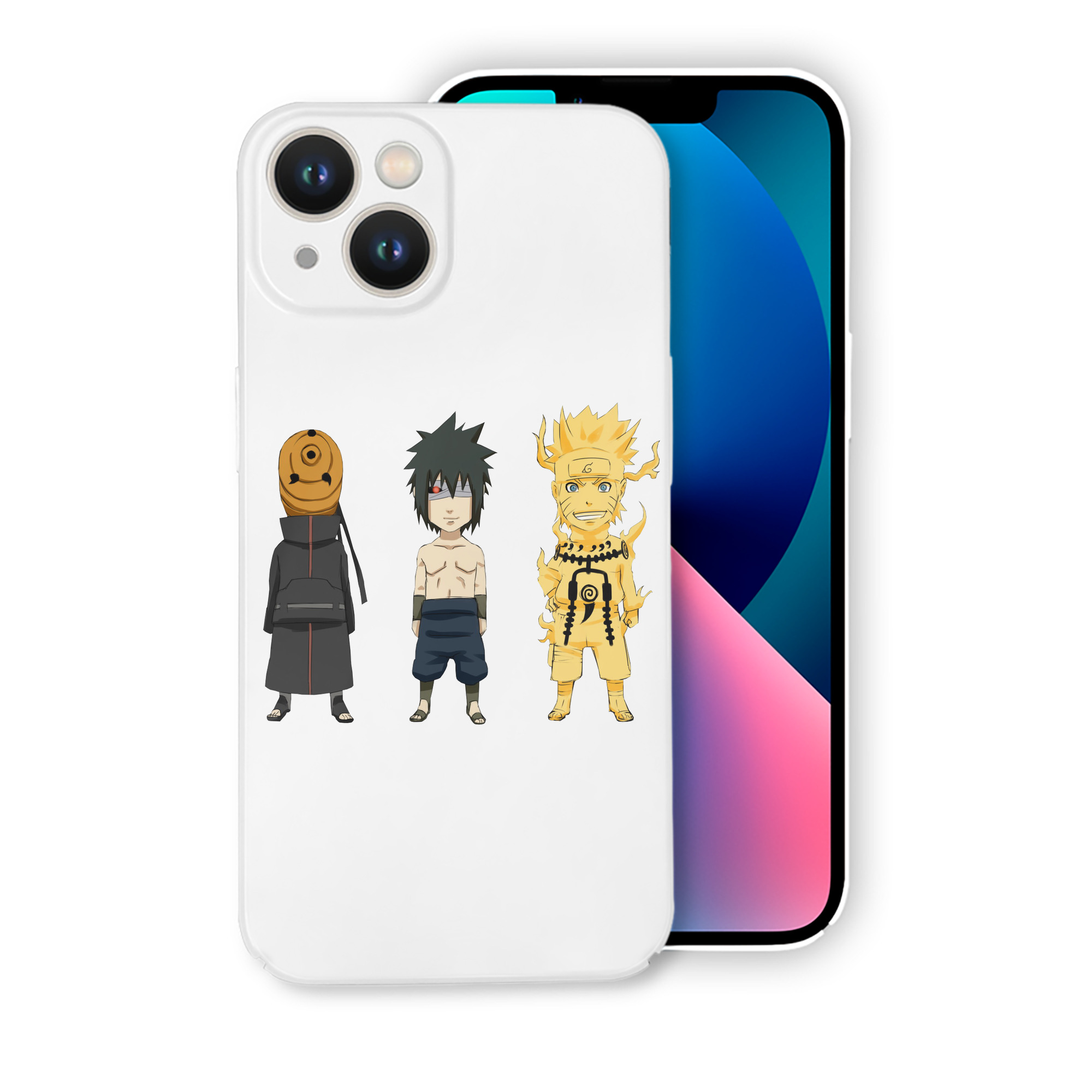 （画像用） NARUTO -ナルト- うちは サスケ Uchiha Sasuke 【iPhone 14シリーズ対応】ハードケース