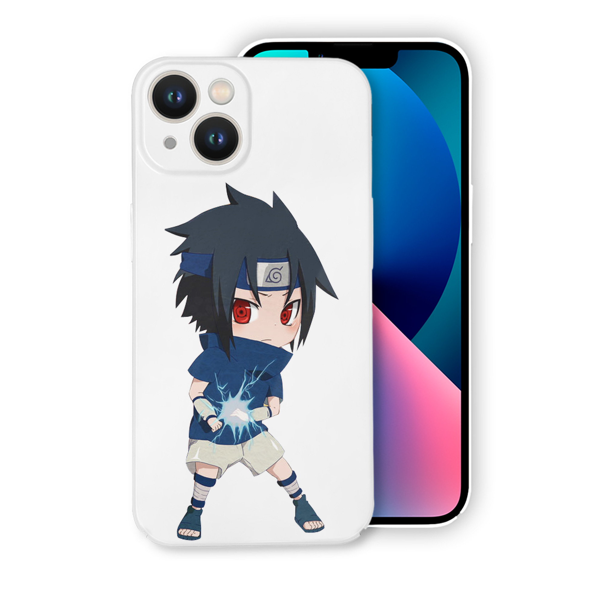（画像用） NARUTO -ナルト- うちは サスケ Uchiha Sasuke 【iPhone 14シリーズ対応】ハードケース
