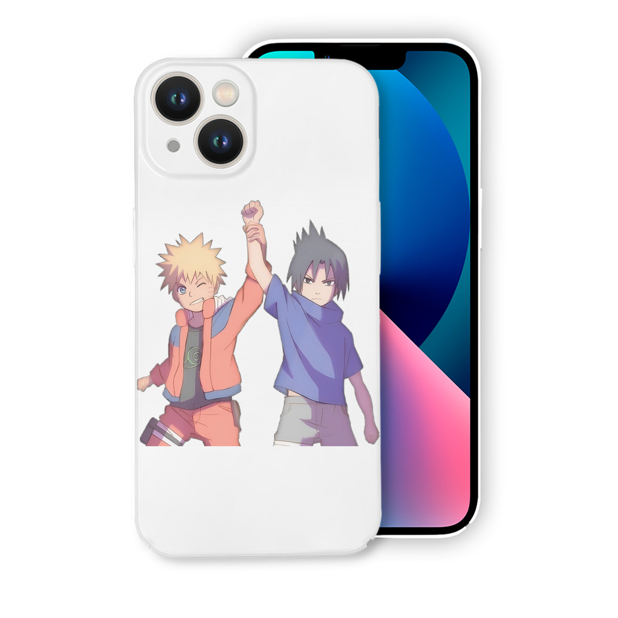 （画像用） NARUTO -ナルト- うちは サスケ Uchiha Sasuke 【iPhone 14シリーズ対応】ハードケース