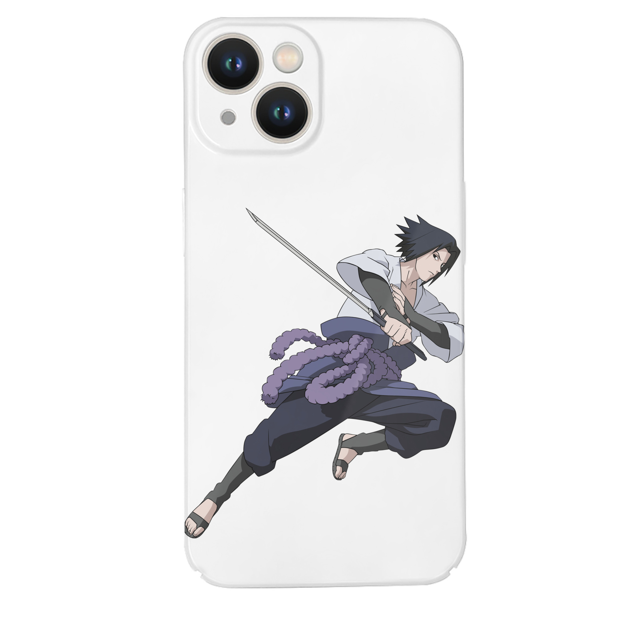 （画像用） NARUTO -ナルト- うちは サスケ Uchiha Sasuke 【iPhone 14シリーズ対応】ハードケース