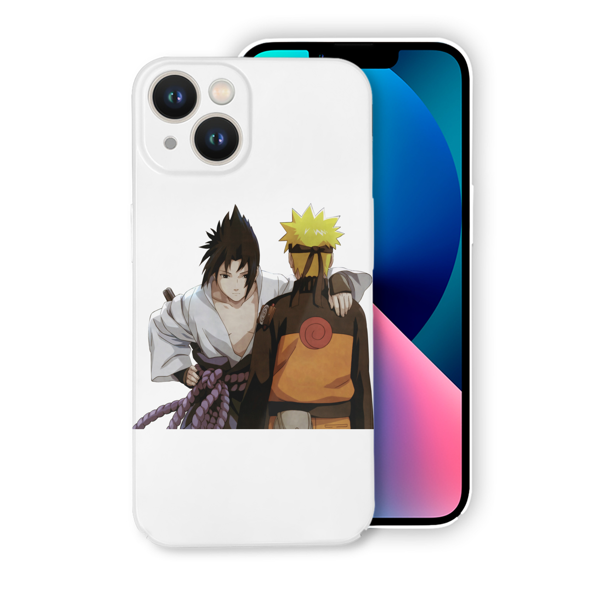 （画像用） NARUTO -ナルト- うちは サスケ Uchiha Sasuke 【iPhone 14シリーズ対応】ハードケース