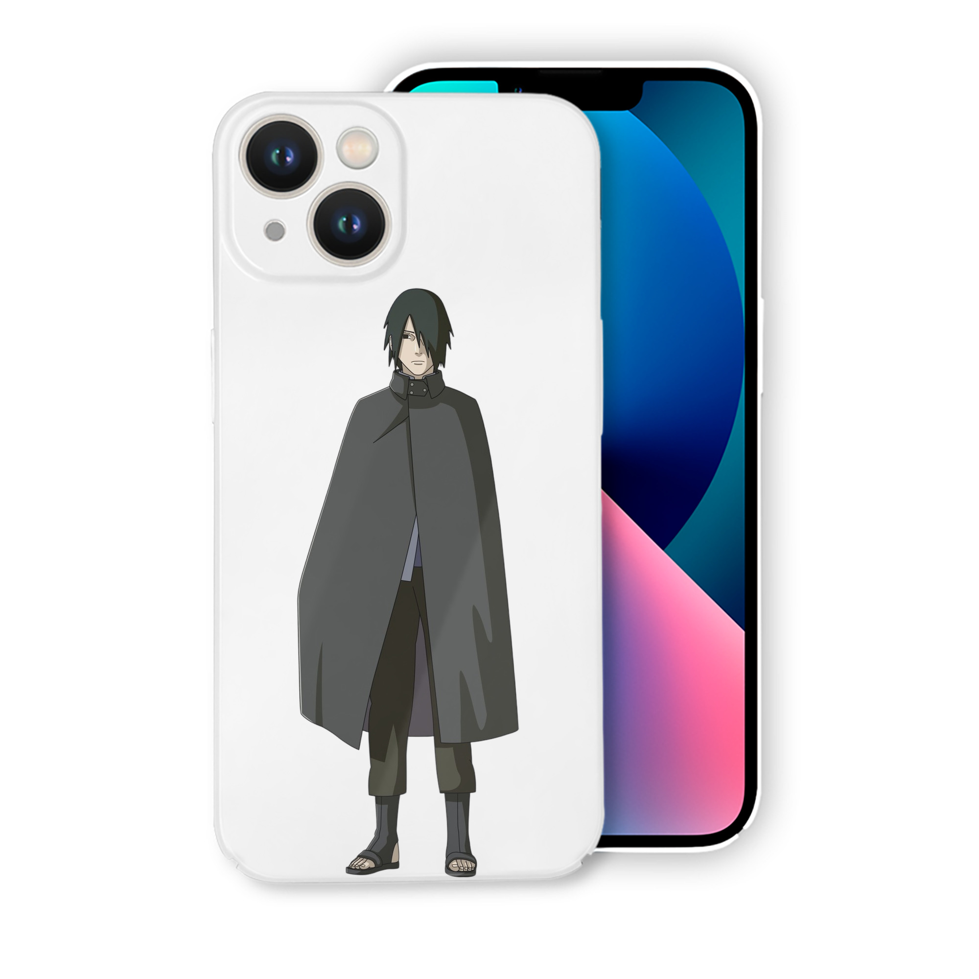 （画像用） NARUTO -ナルト- うちは サスケ Uchiha Sasuke 【iPhone 14シリーズ対応】ハードケース