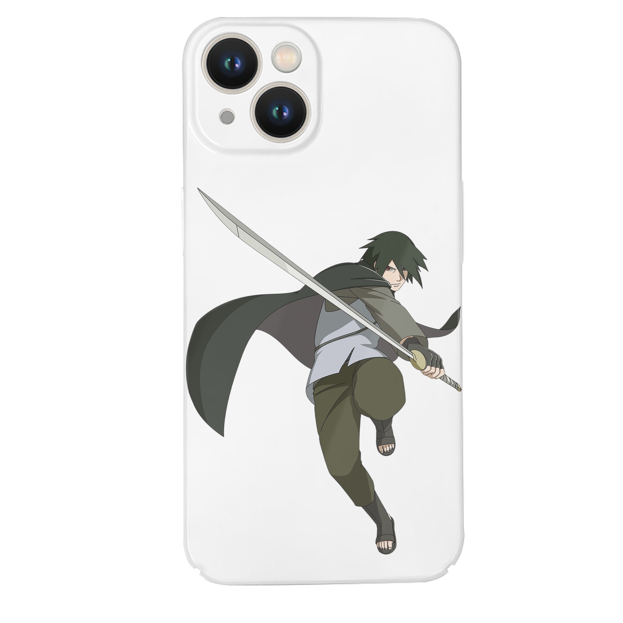 （画像用） NARUTO -ナルト- うちは サスケ Uchiha Sasuke 【iPhone 14シリーズ対応】ハードケース