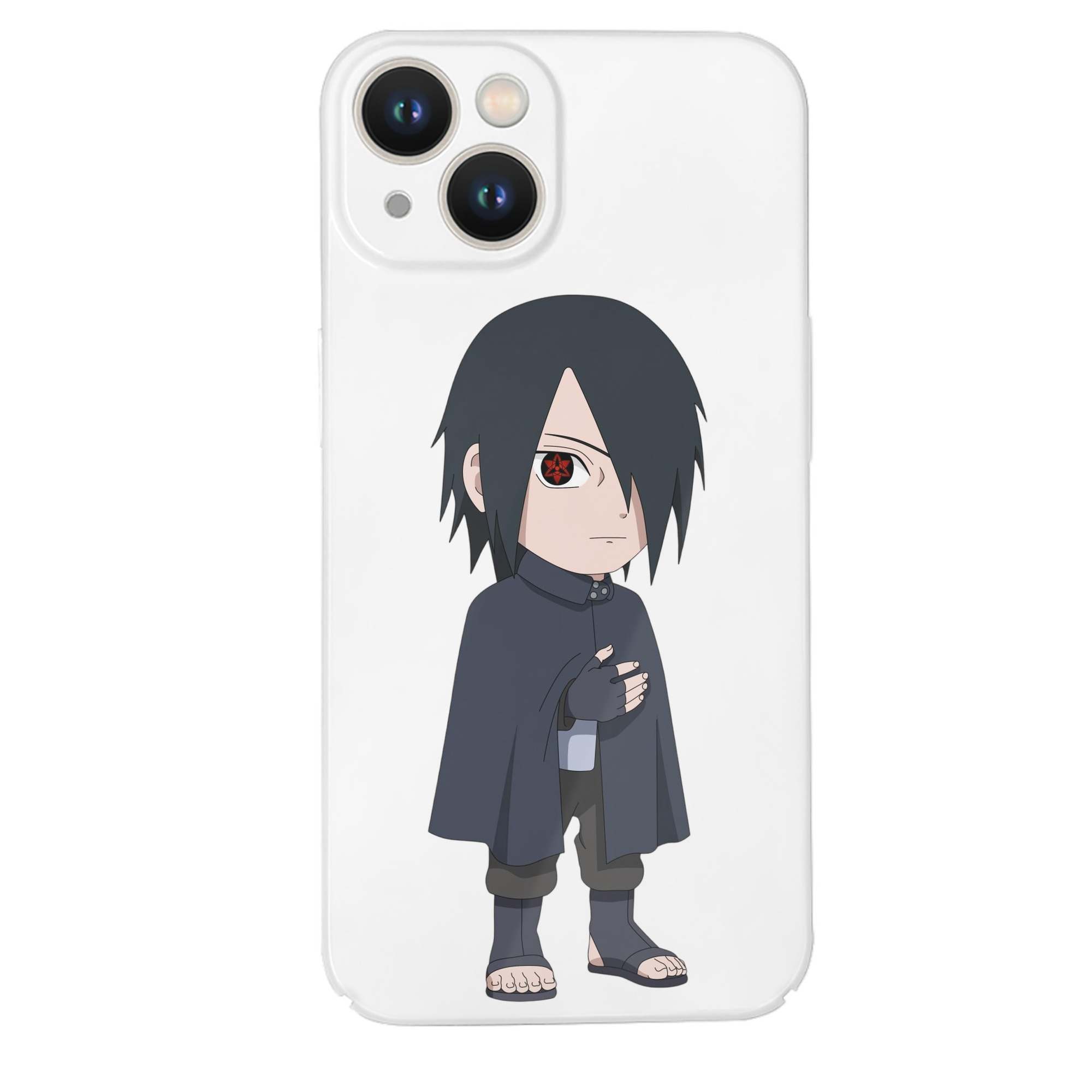 （画像用） NARUTO -ナルト- うちは サスケ Uchiha Sasuke 【iPhone 14シリーズ対応】ハードケース