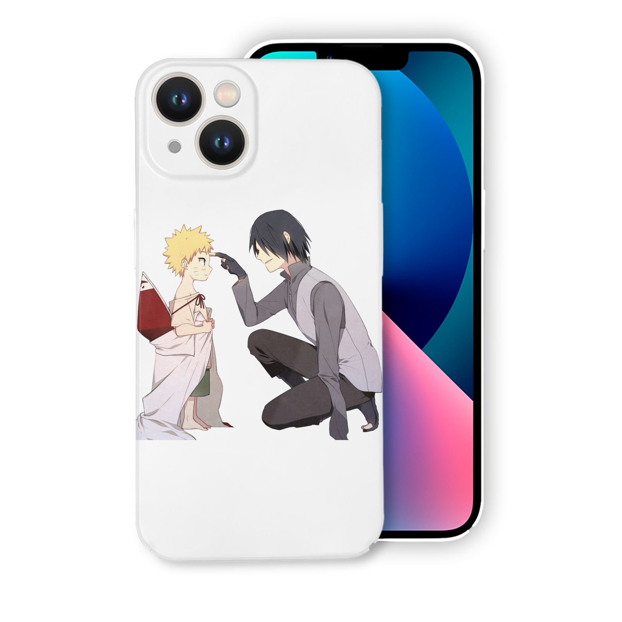 （画像用） NARUTO -ナルト- うちは サスケ Uchiha Sasuke 【iPhone 14シリーズ対応】ハードケース
