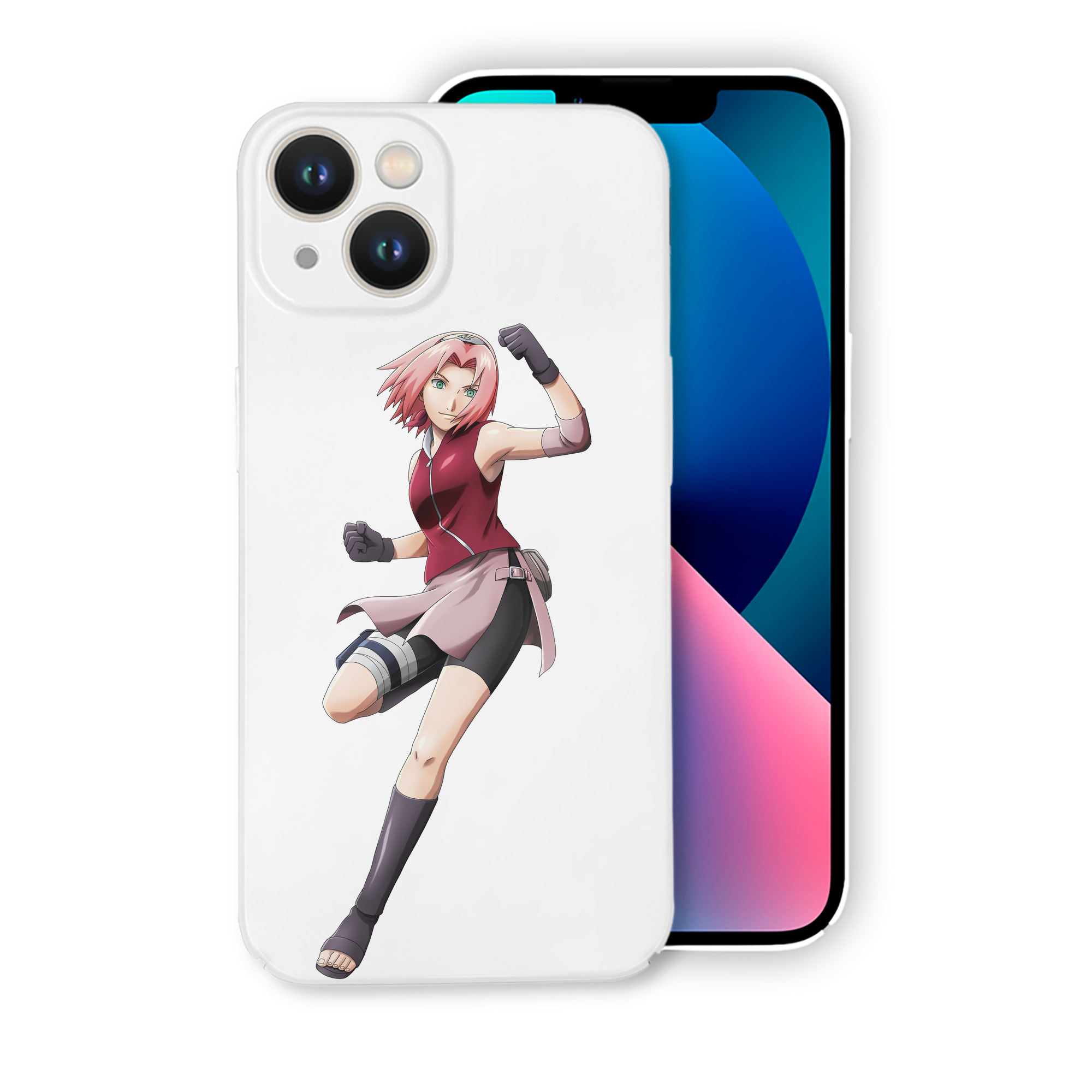 （画像用） NARUTO -ナルト- 春野サクラ Haruno Sakura 【iPhone 14シリーズ対応】ハードケース