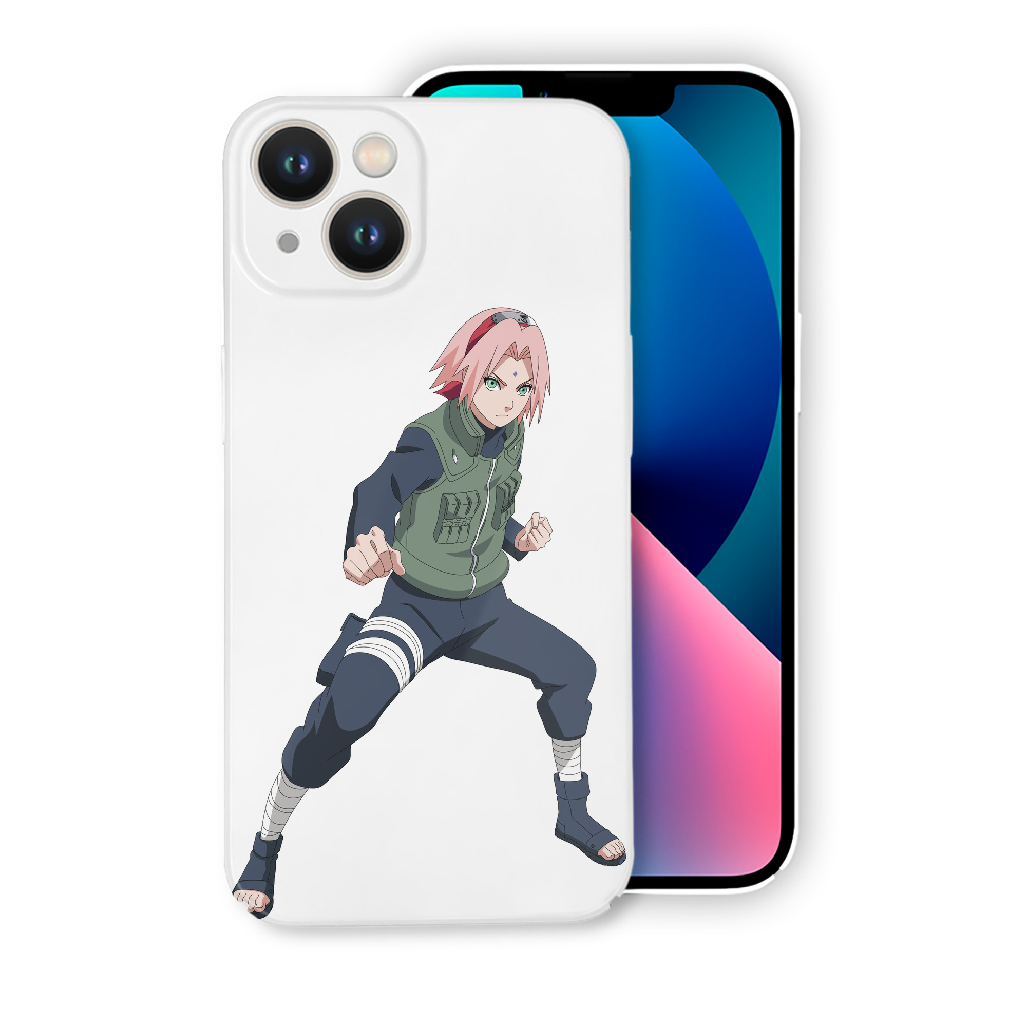 （画像用） NARUTO -ナルト- 春野サクラ Haruno Sakura 【iPhone 14シリーズ対応】ハードケース