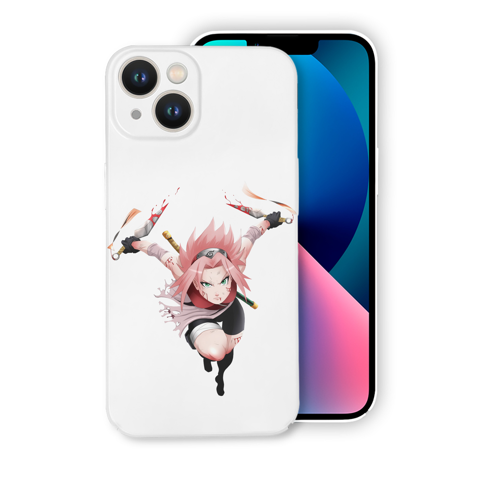 （画像用） NARUTO -ナルト- 春野サクラ Haruno Sakura 【iPhone 14シリーズ対応】ハードケース