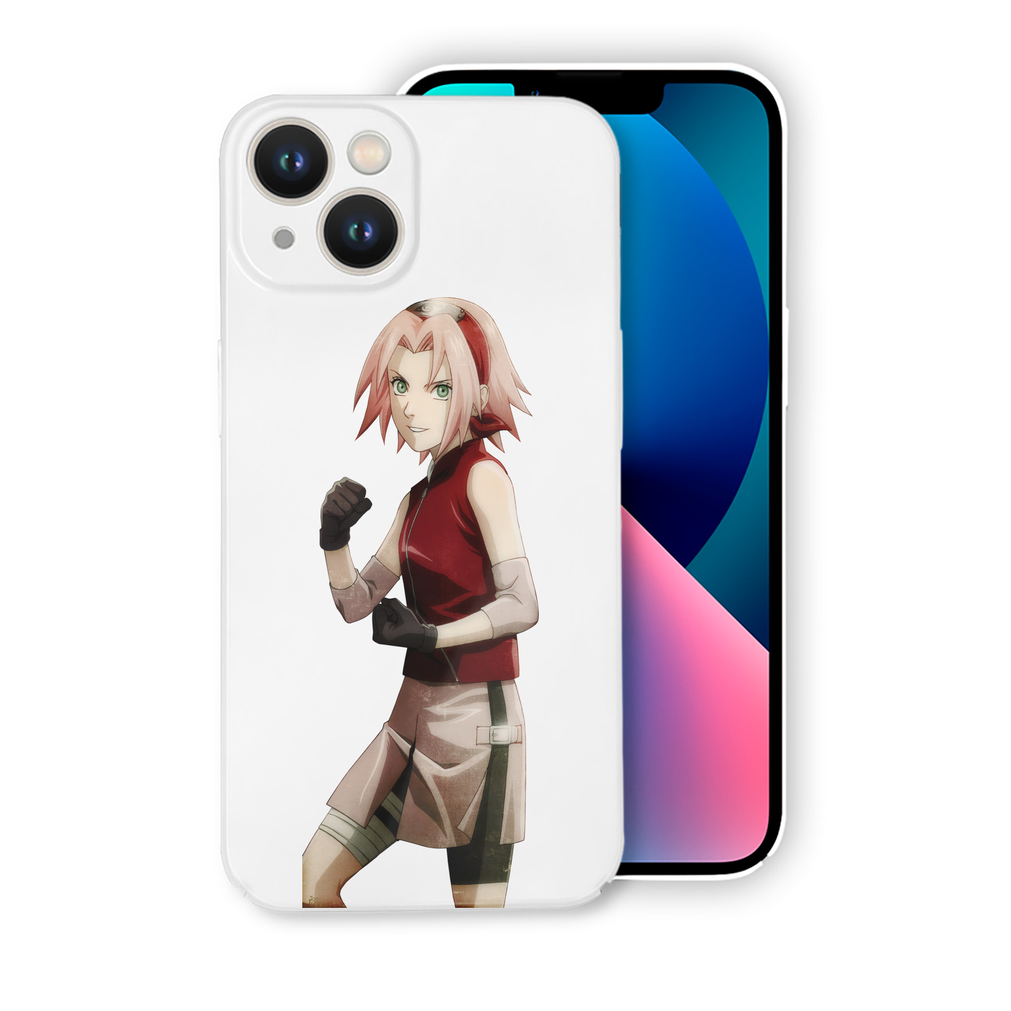 （画像用） NARUTO -ナルト- 春野サクラ Haruno Sakura 【iPhone 14シリーズ対応】ハードケース