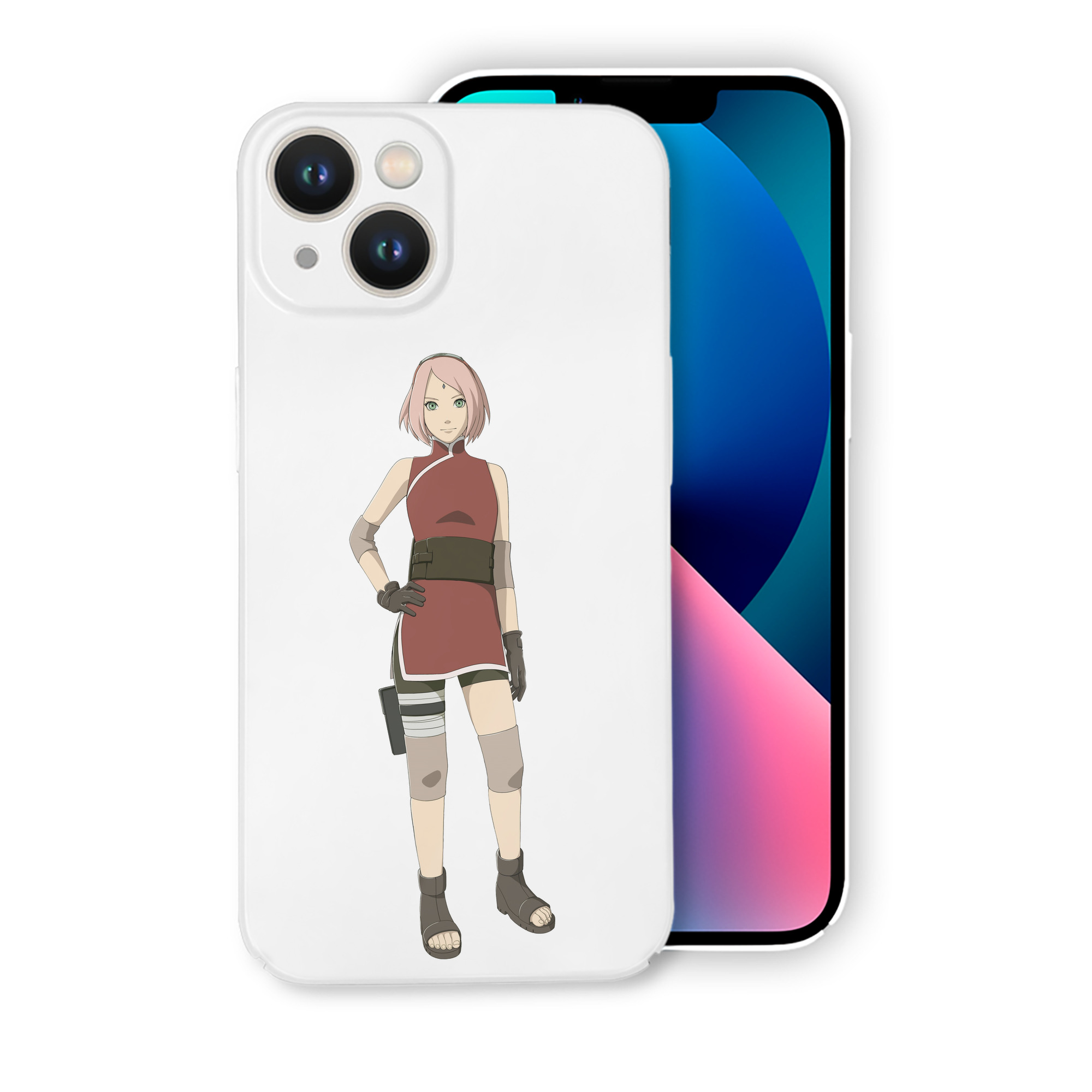 （画像用） NARUTO -ナルト- 春野サクラ Haruno Sakura 【iPhone 14シリーズ対応】ハードケース