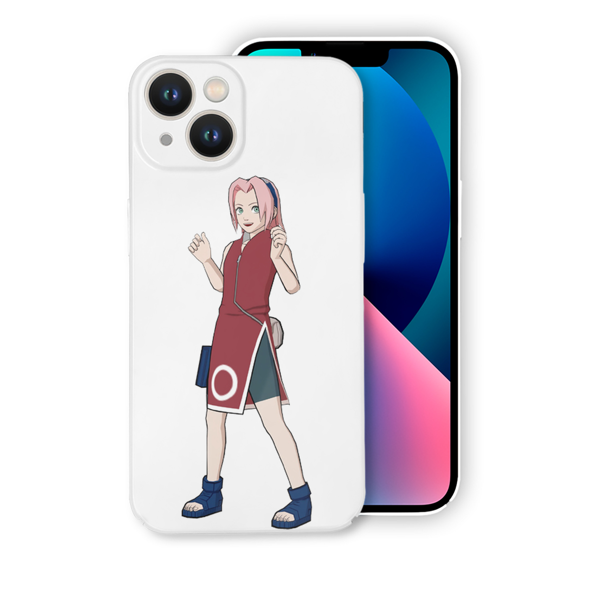 （画像用） NARUTO -ナルト- 春野サクラ Haruno Sakura 【iPhone 14シリーズ対応】ハードケース