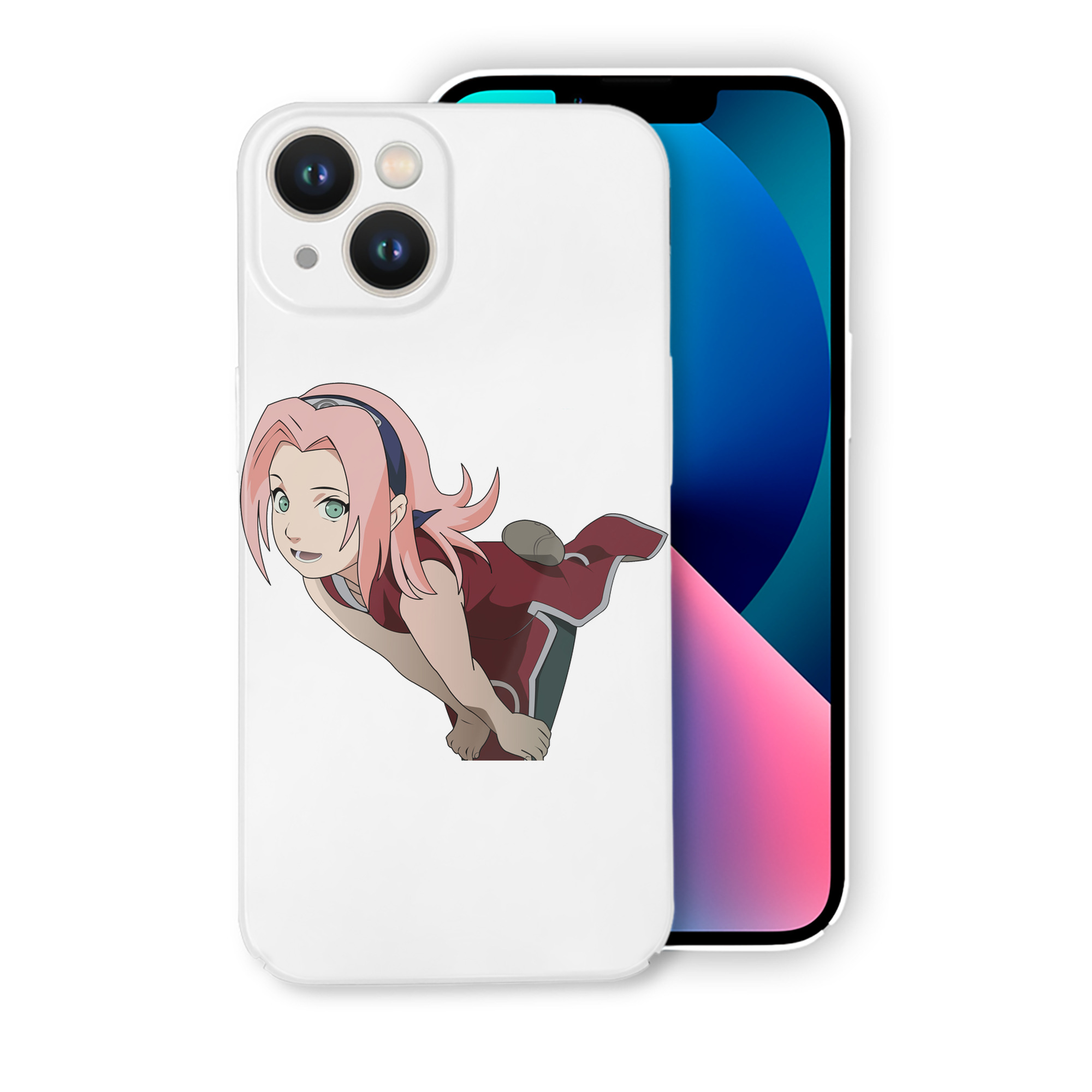 （画像用） NARUTO -ナルト- 春野サクラ Haruno Sakura 【iPhone 14シリーズ対応】ハードケース