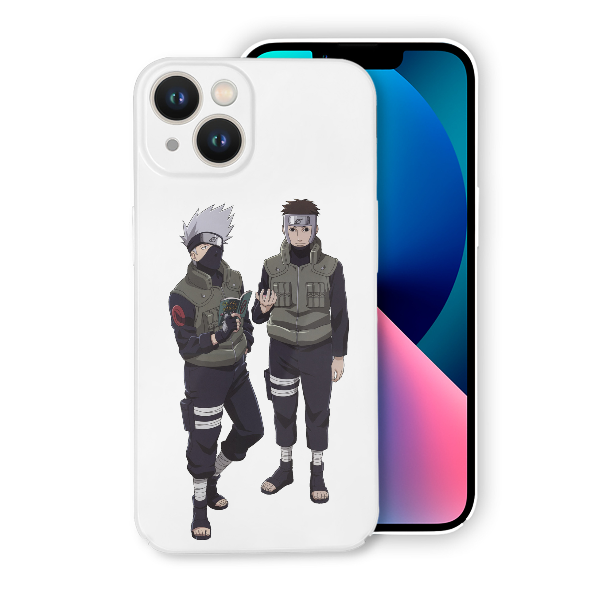 （画像用） NARUTO -ナルト- はたけ カカシ Hatake Kakashi 【iPhone 14シリーズ対応】ハードケース