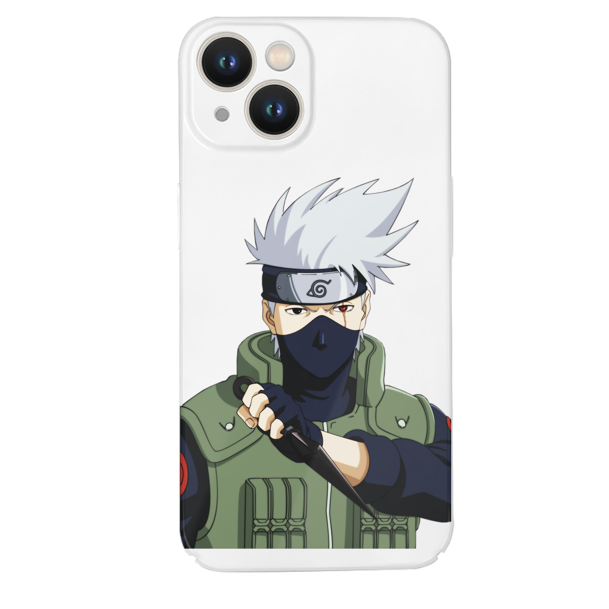 （画像用） NARUTO -ナルト- はたけ カカシ Hatake Kakashi 【iPhone 14シリーズ対応】ハードケース