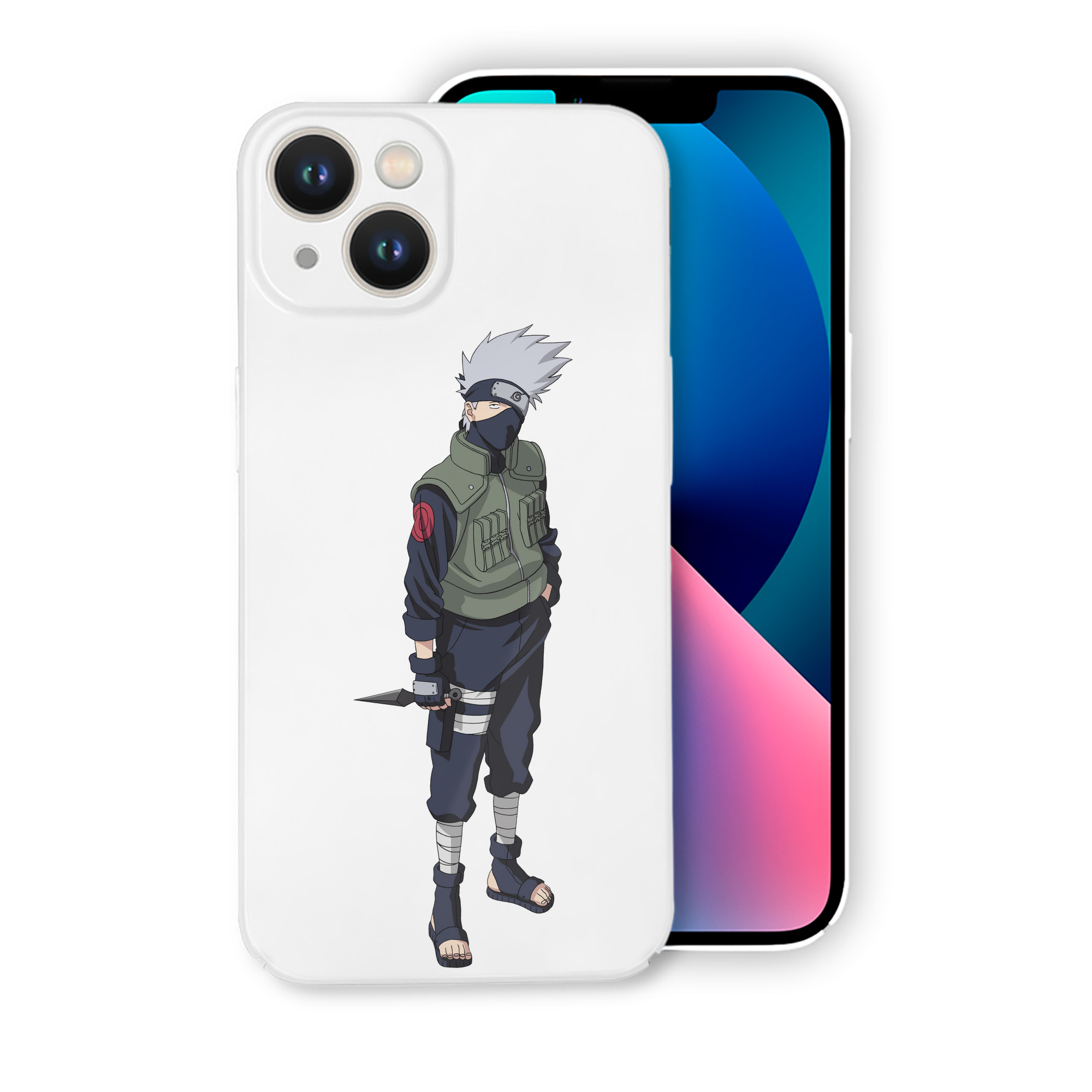 （画像用） NARUTO -ナルト- はたけ カカシ Hatake Kakashi 【iPhone 14シリーズ対応】ハードケース