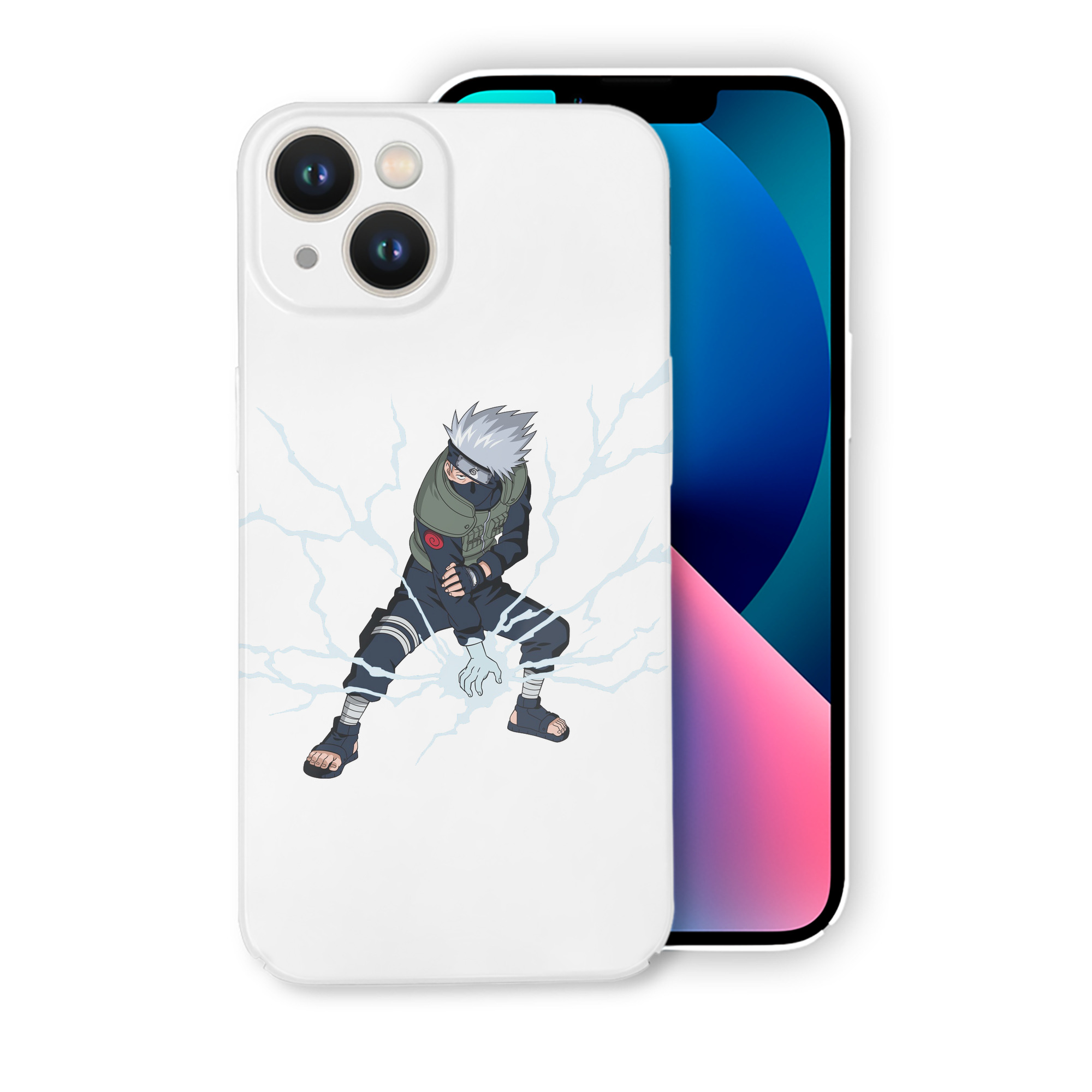 （画像用） NARUTO -ナルト- はたけ カカシ Hatake Kakashi 【iPhone 14シリーズ対応】ハードケース