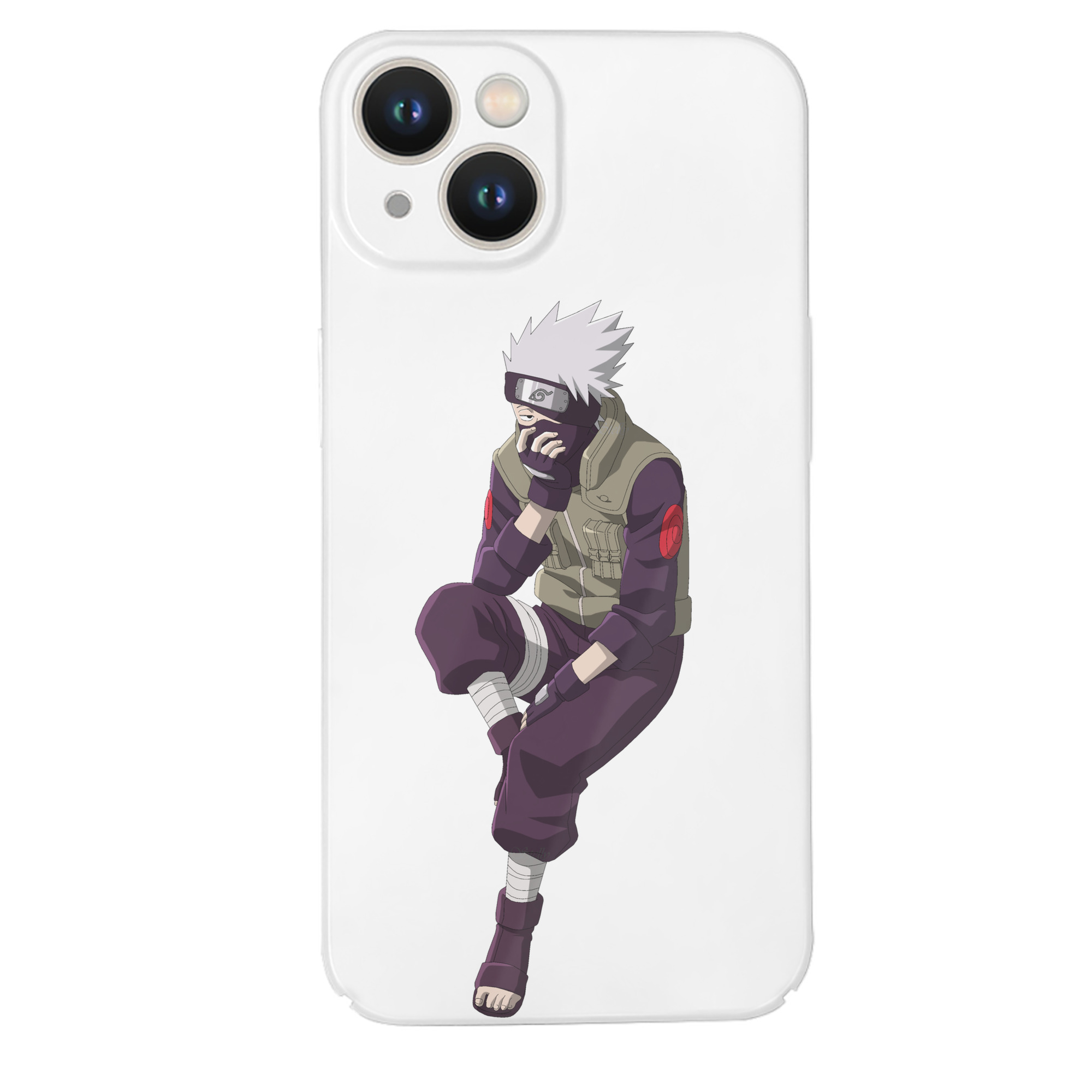 （画像用） NARUTO -ナルト- はたけ カカシ Hatake Kakashi 【iPhone 14シリーズ対応】ハードケース