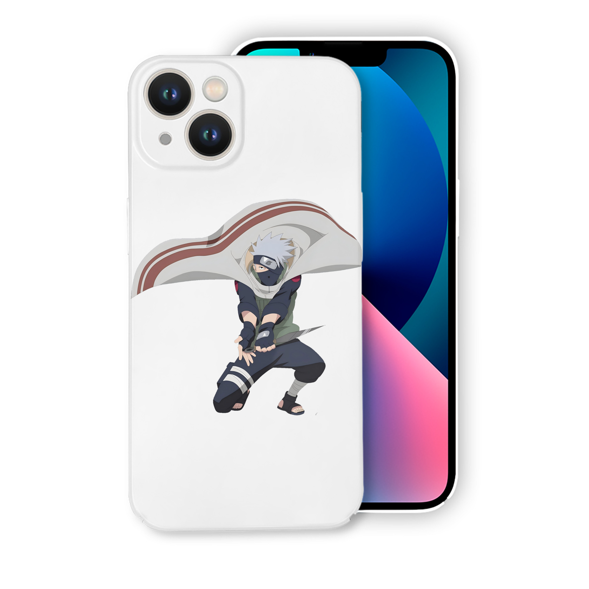 （画像用） NARUTO -ナルト- はたけ カカシ Hatake Kakashi 【iPhone 14シリーズ対応】ハードケース