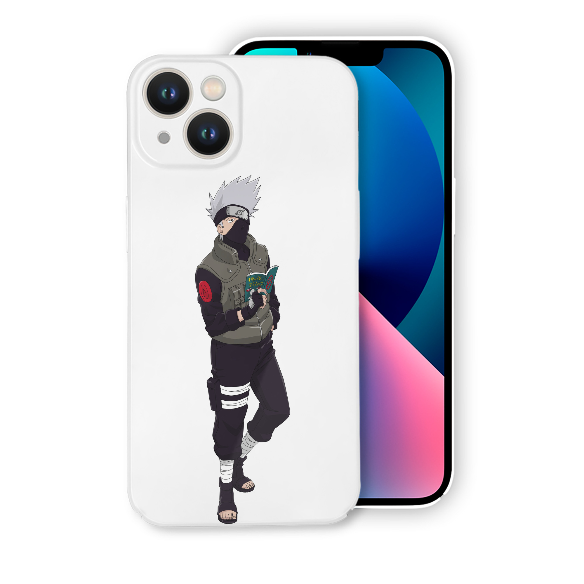 （画像用） NARUTO -ナルト- はたけ カカシ Hatake Kakashi 【iPhone 14シリーズ対応】ハードケース