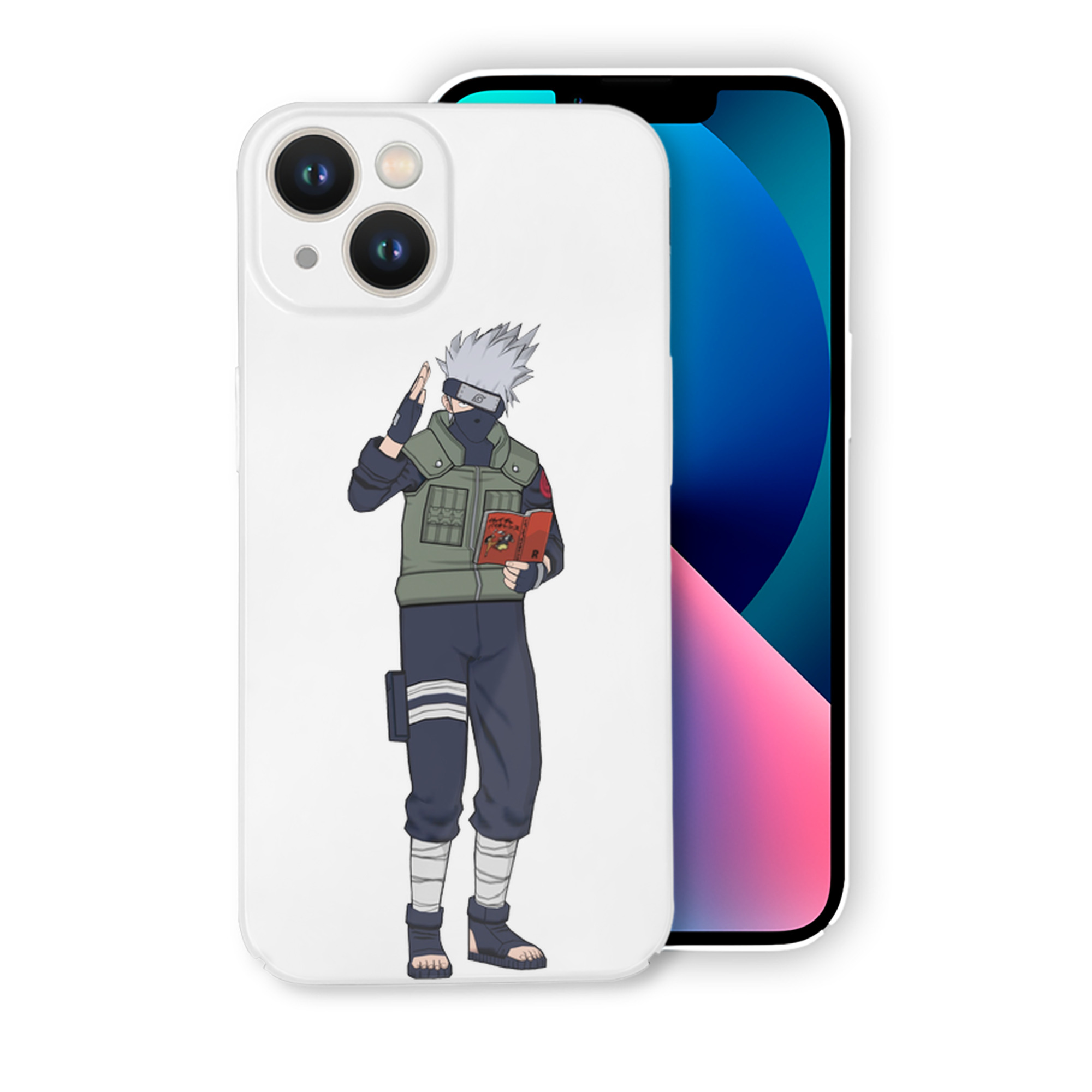 （画像用） NARUTO -ナルト- はたけ カカシ Hatake Kakashi 【iPhone 14シリーズ対応】ハードケース