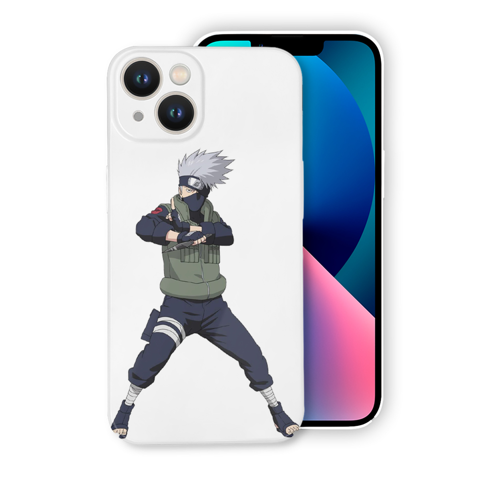 （画像用） NARUTO -ナルト- はたけ カカシ Hatake Kakashi 【iPhone 14シリーズ対応】ハードケース
