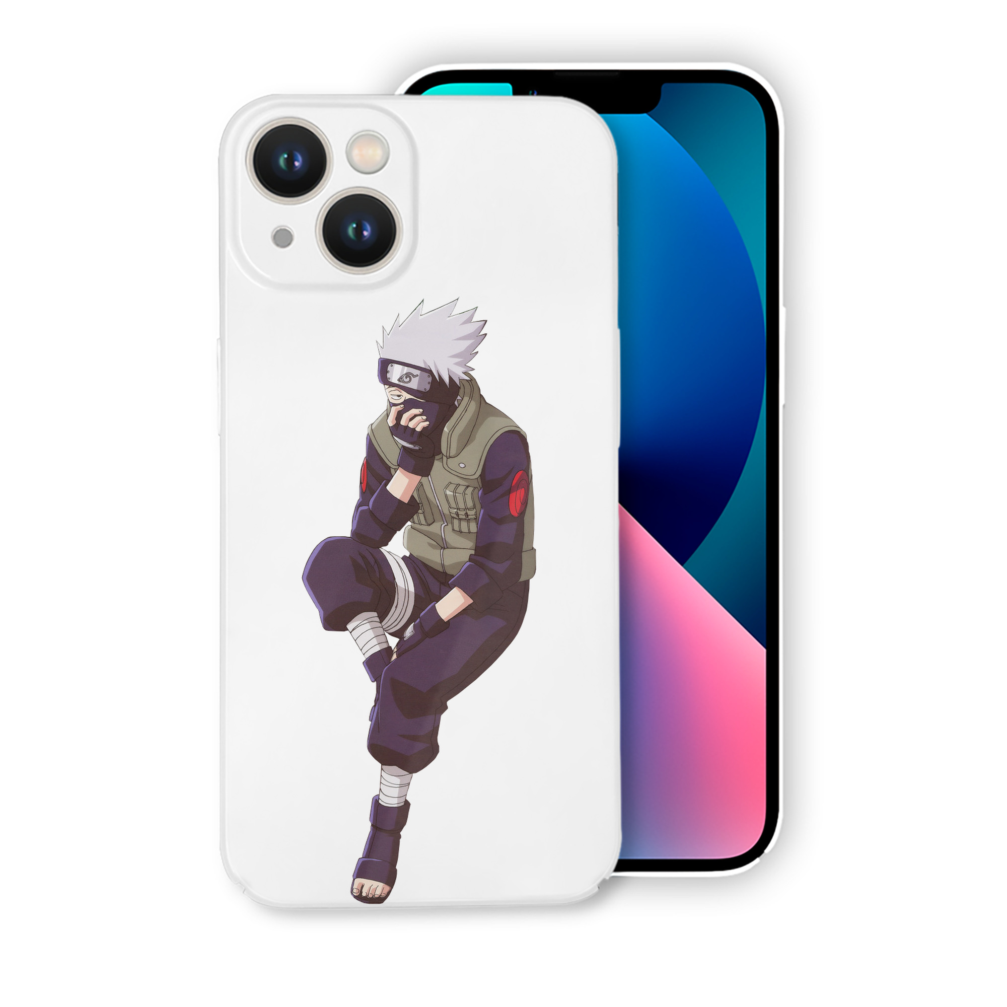 （画像用） NARUTO -ナルト- はたけ カカシ Hatake Kakashi 【iPhone 14シリーズ対応】ハードケース