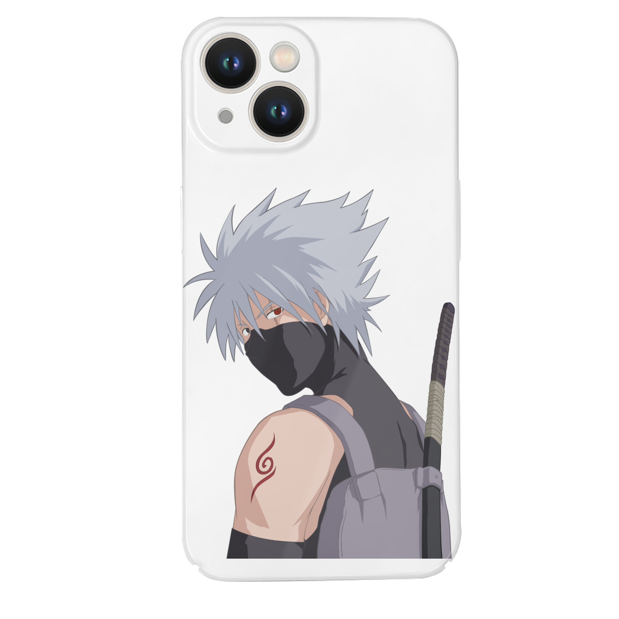 （画像用） NARUTO -ナルト- はたけ カカシ Hatake Kakashi 【iPhone 14シリーズ対応】ハードケース