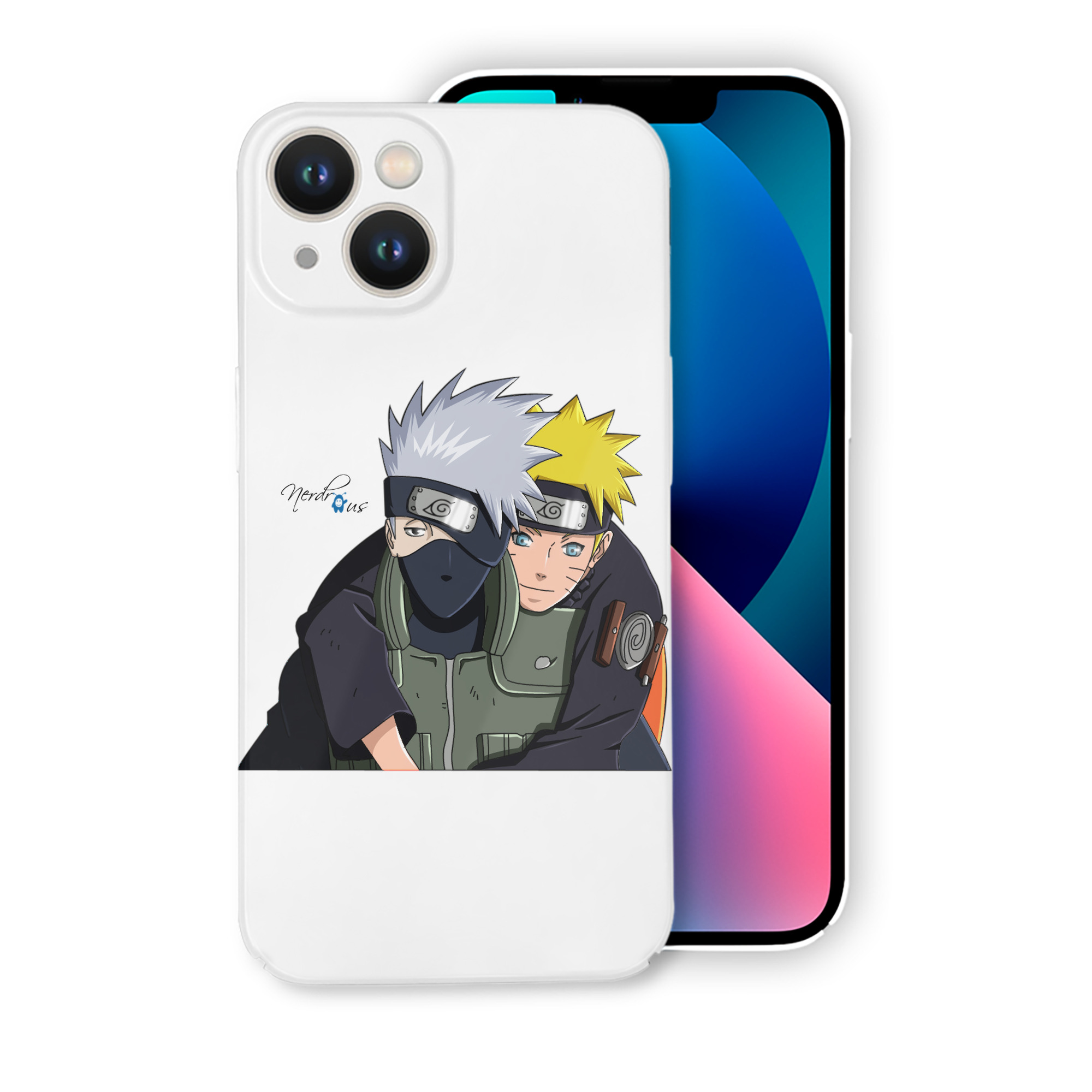 （画像用） NARUTO -ナルト- はたけ カカシ Hatake Kakashi 【iPhone 14シリーズ対応】ハードケース