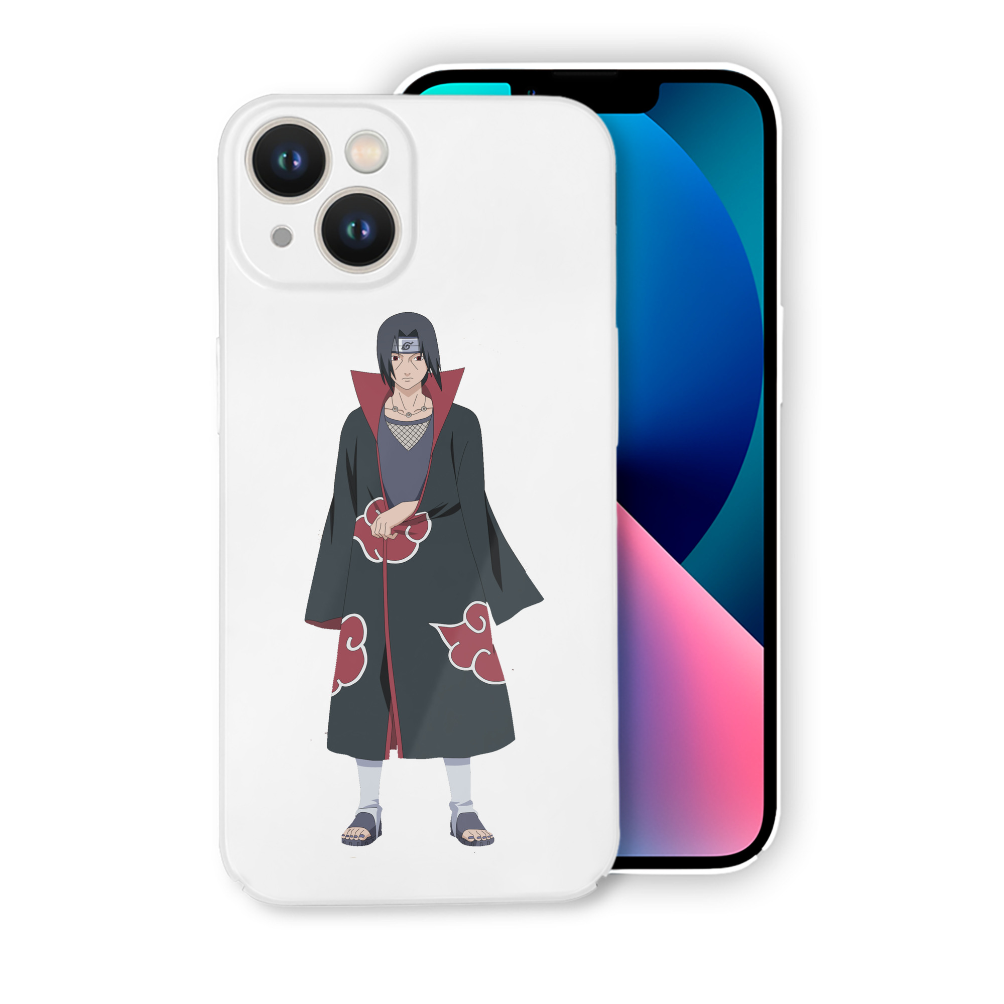 （画像用） NARUTO -ナルト- うちは イタチ Uchiha Itachi 【iPhone 14シリーズ対応】ハードケース