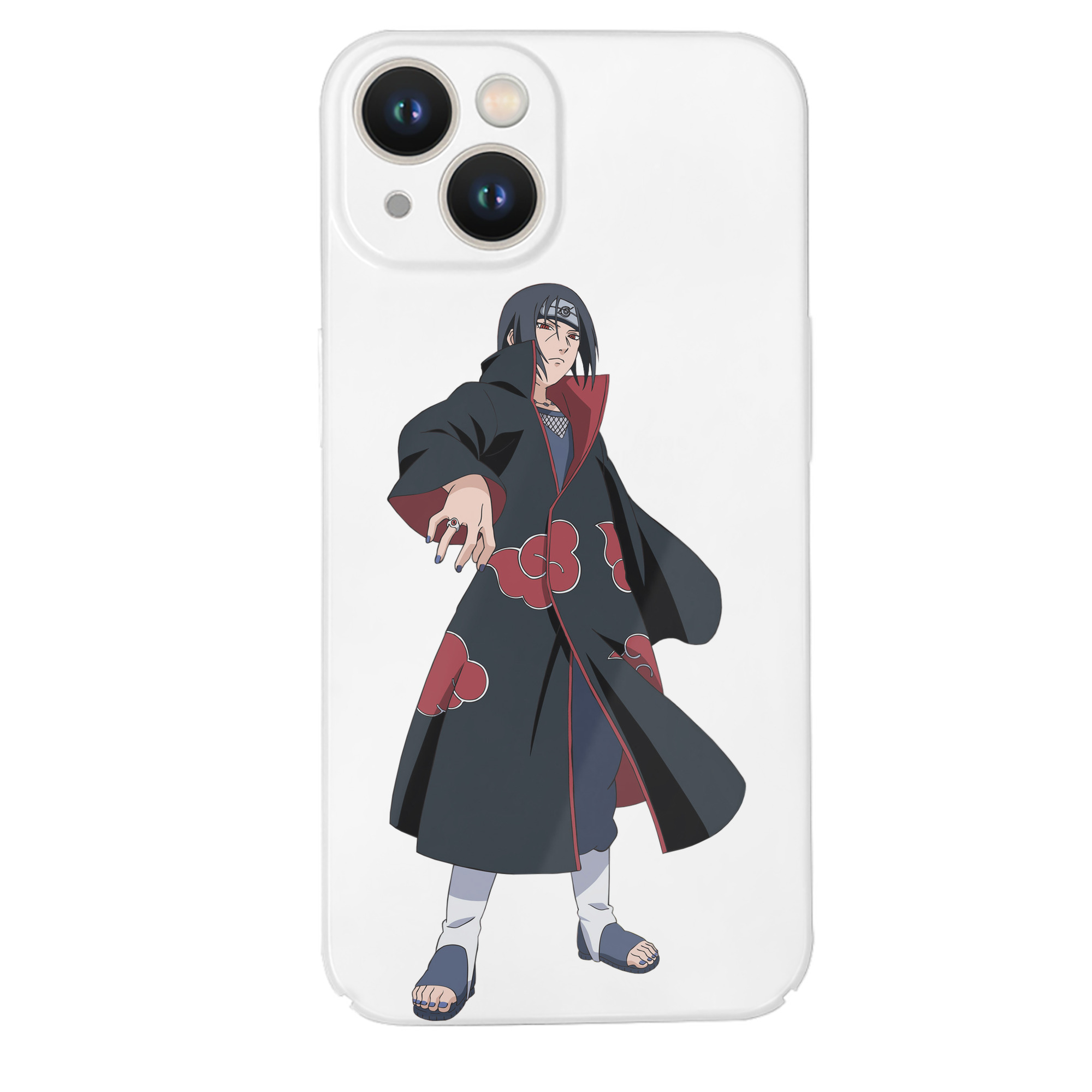 （画像用） NARUTO -ナルト- うちは イタチ Uchiha Itachi 【iPhone 14シリーズ対応】ハードケース