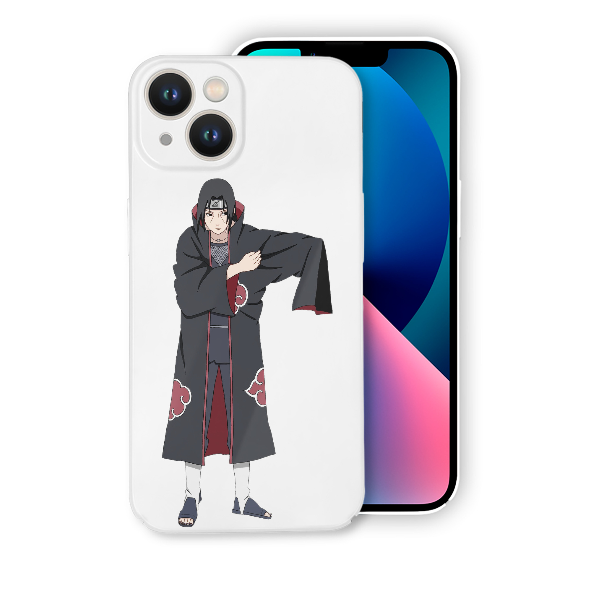 （画像用） NARUTO -ナルト- うちは イタチ Uchiha Itachi 【iPhone 14シリーズ対応】ハードケース