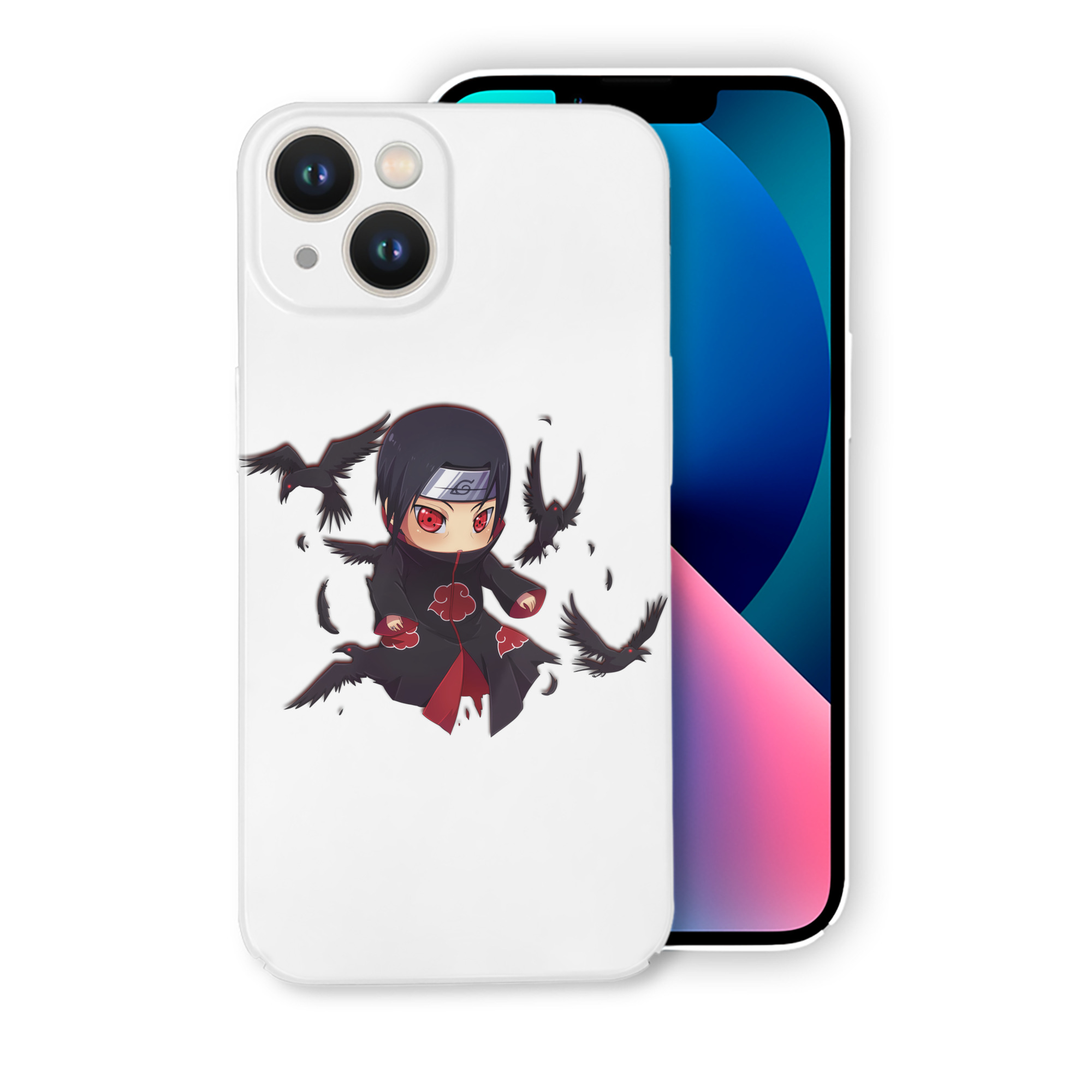 （画像用） NARUTO -ナルト- うちは イタチ Uchiha Itachi 【iPhone 14シリーズ対応】ハードケース
