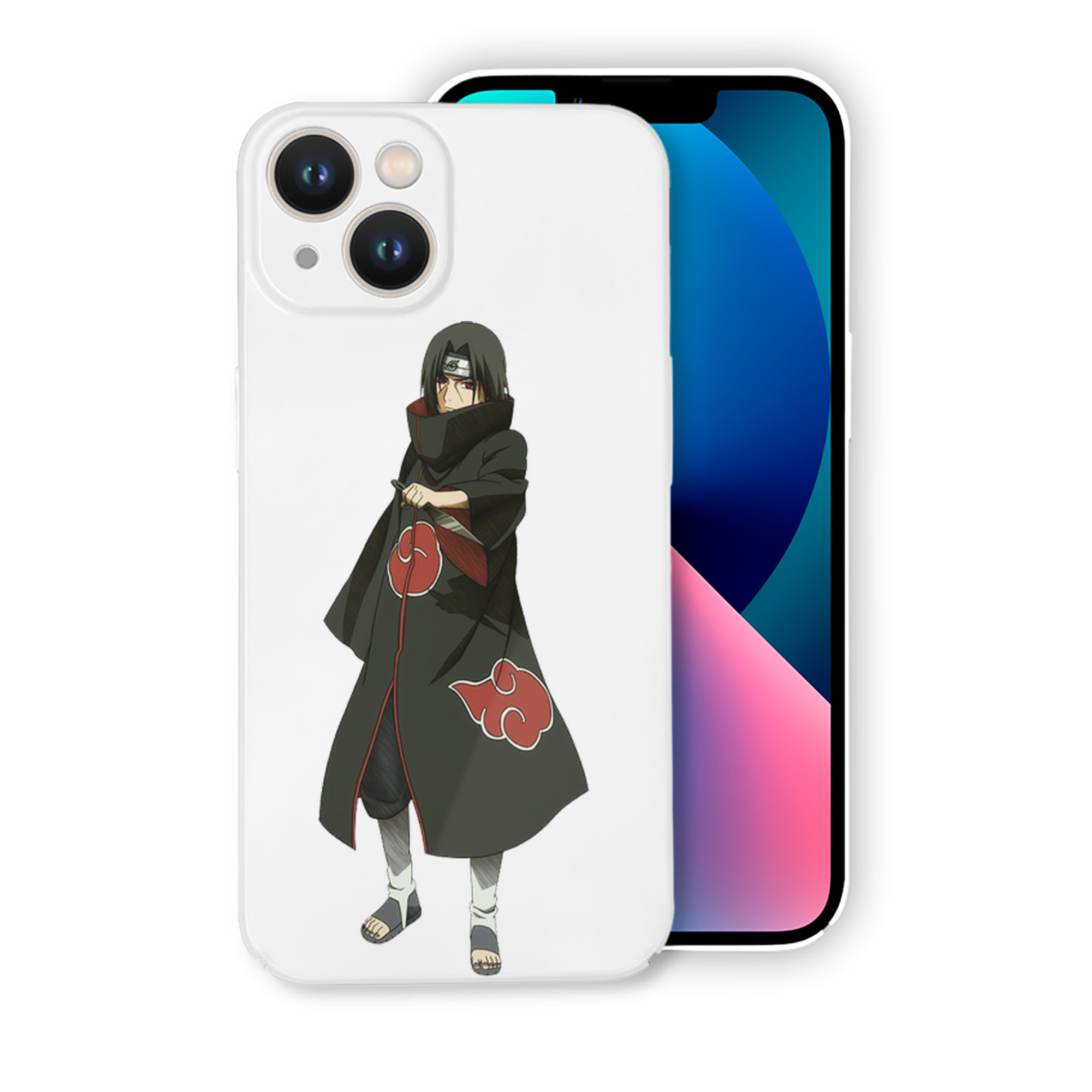 （画像用） NARUTO -ナルト- うちは イタチ Uchiha Itachi 【iPhone 14シリーズ対応】ハードケース