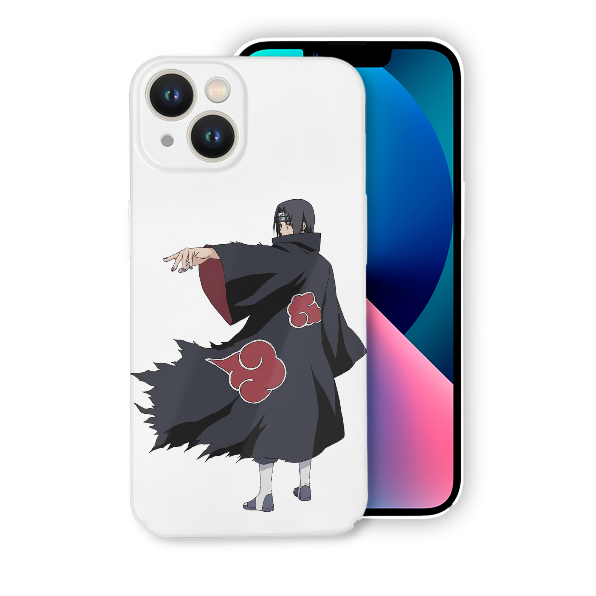 （画像用） NARUTO -ナルト- うちは イタチ Uchiha Itachi 【iPhone 14シリーズ対応】ハードケース