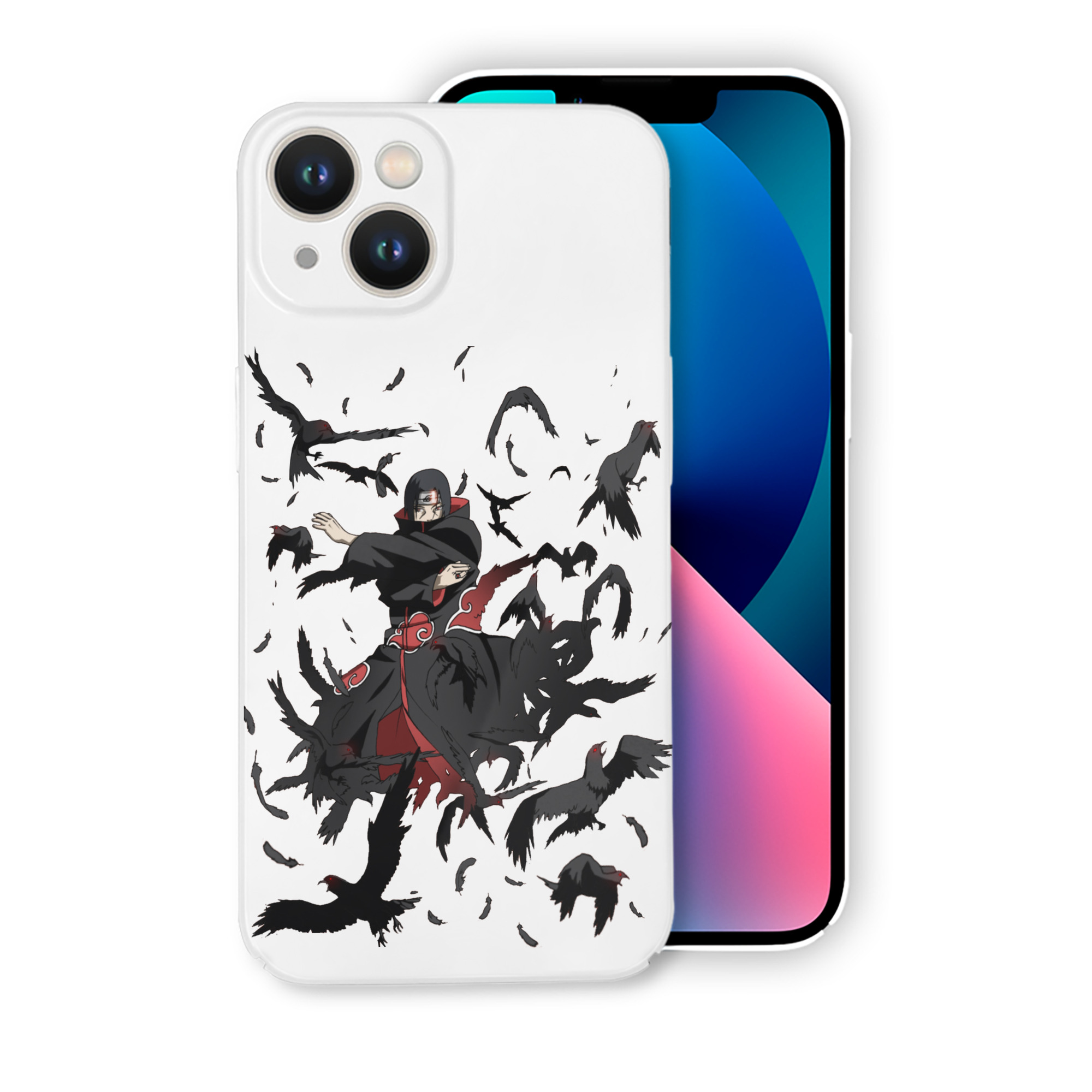 （画像用） NARUTO -ナルト- うちは イタチ Uchiha Itachi 【iPhone 14シリーズ対応】ハードケース